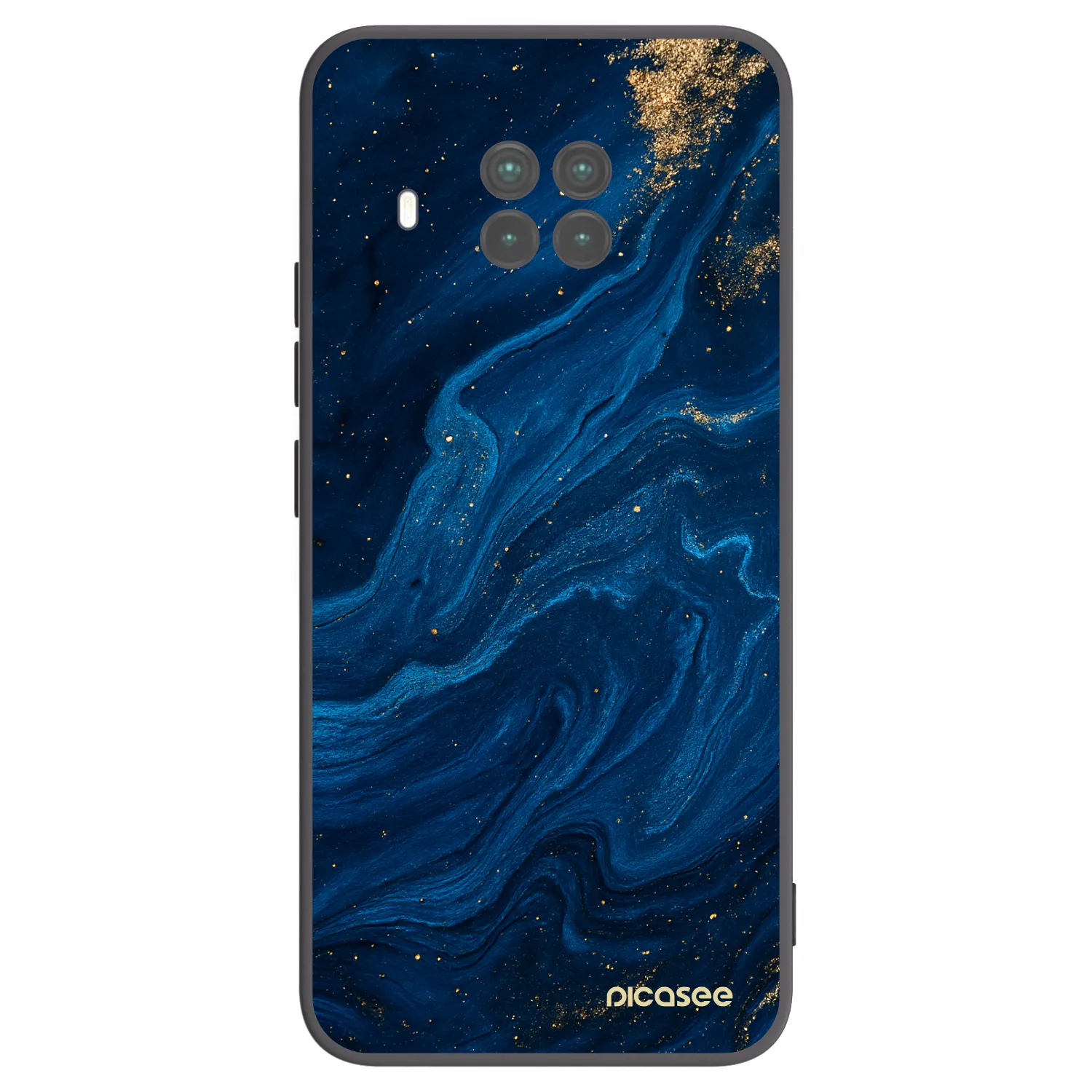 Picasee silikonowe czarne etui na Xiaomi Mi 10T Lite - Blue