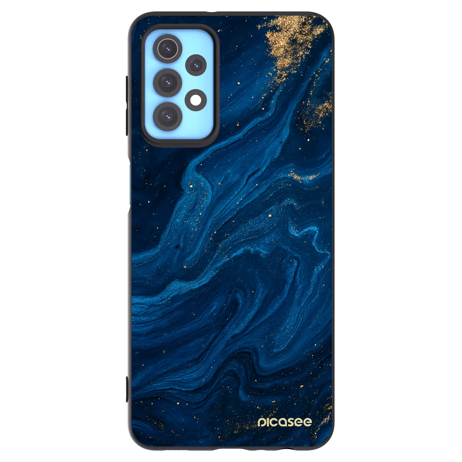 Picasee silikonowe czarne etui na Samsung Galaxy A32 4G SM-A325F - Blue