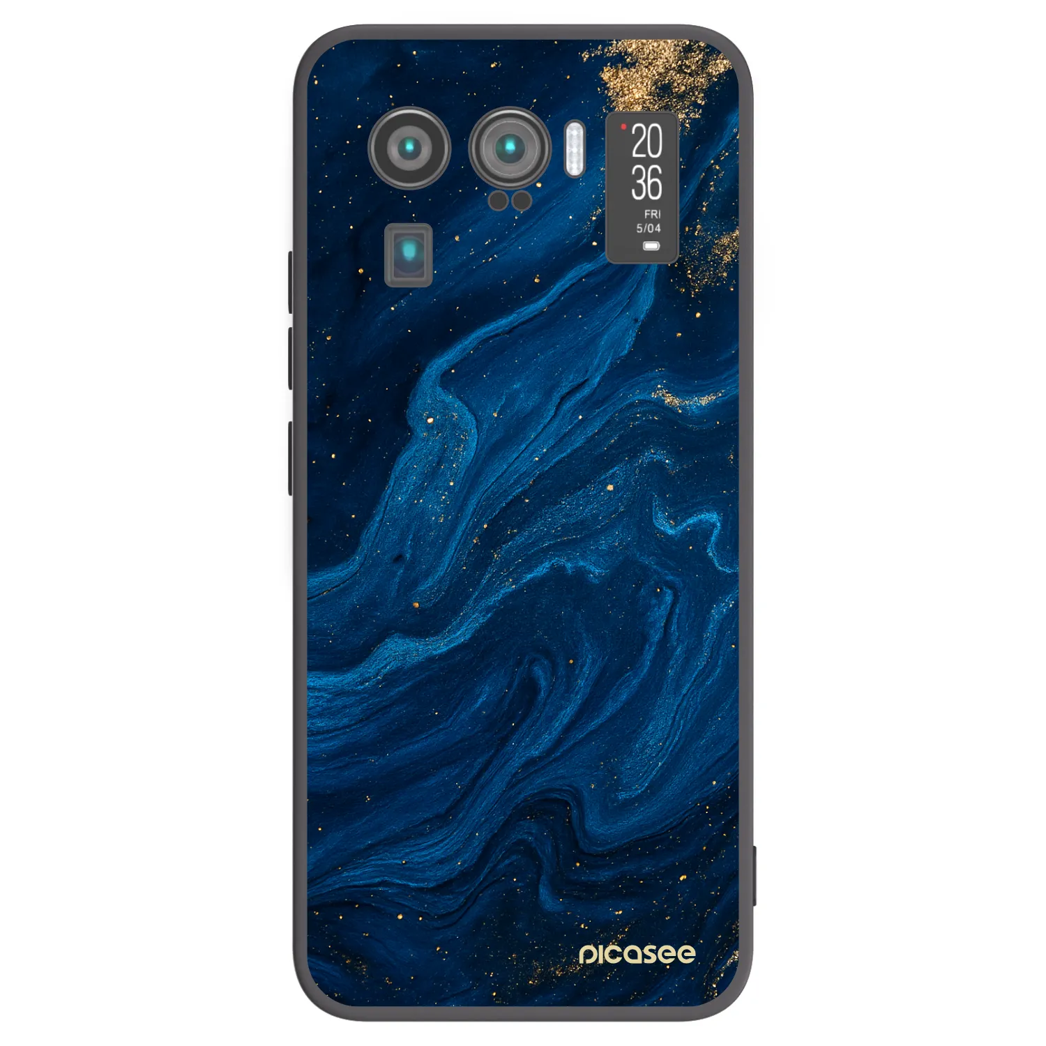 Picasee silikonowe czarne etui na Xiaomi Mi 11 Ultra - Blue