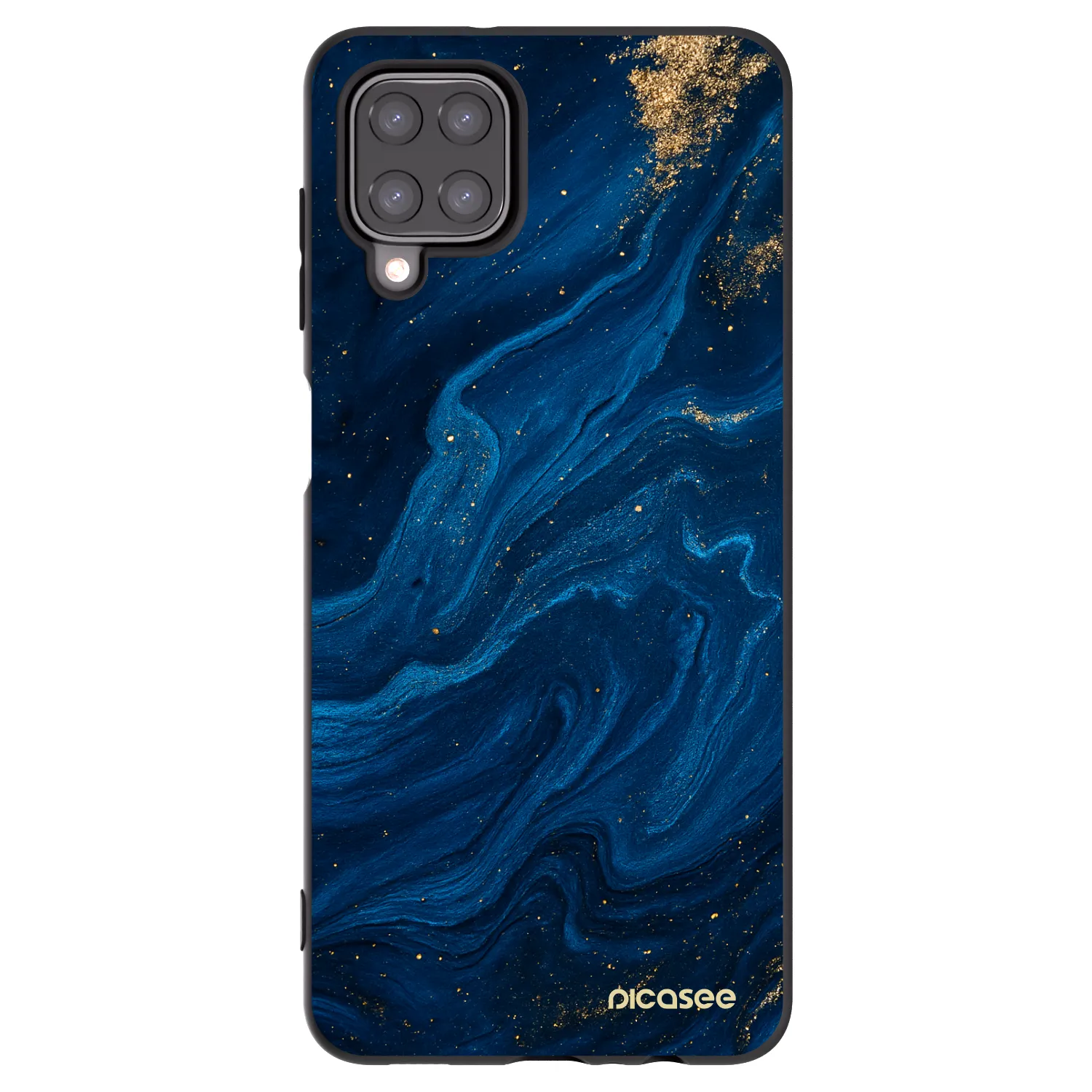 Picasee silikonowe czarne etui na Samsung Galaxy M12 M127F - Blue