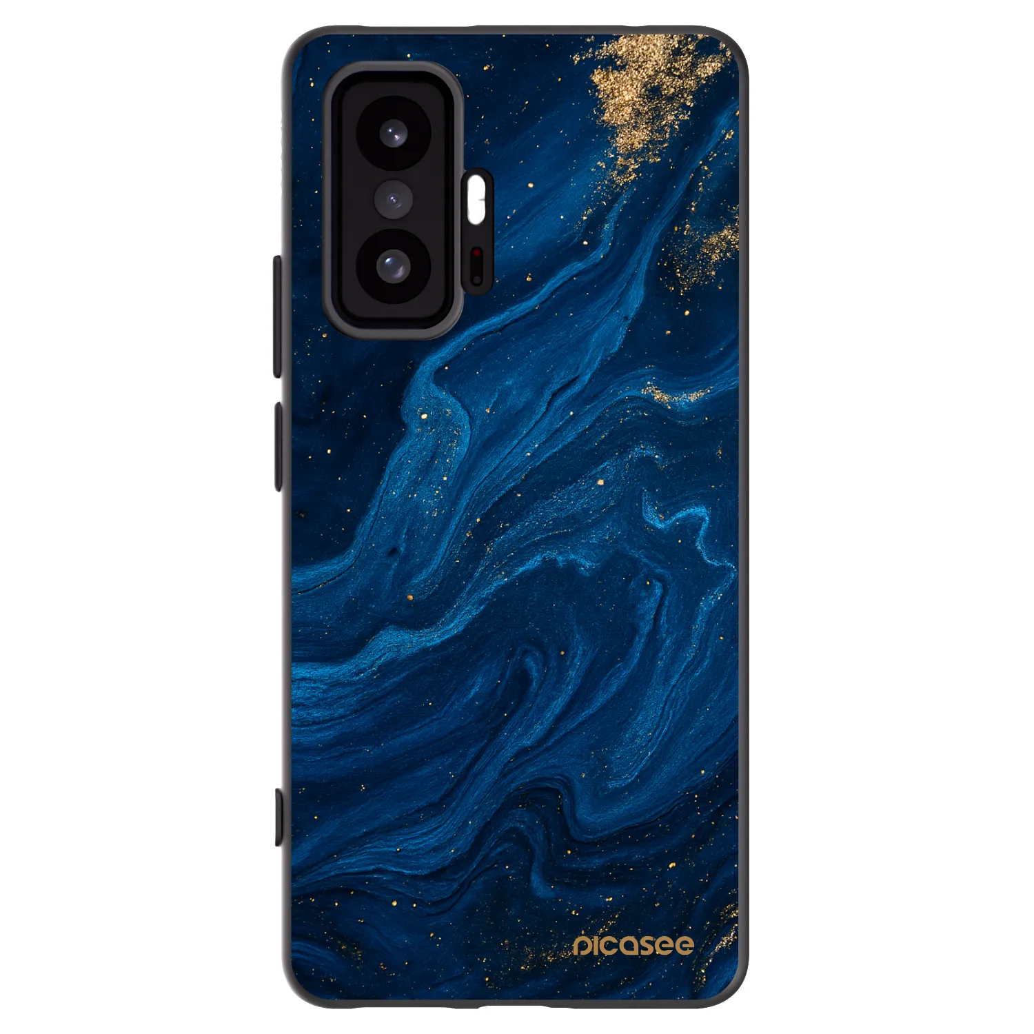 Picasee silikonowe czarne etui na Xiaomi 11T - Blue