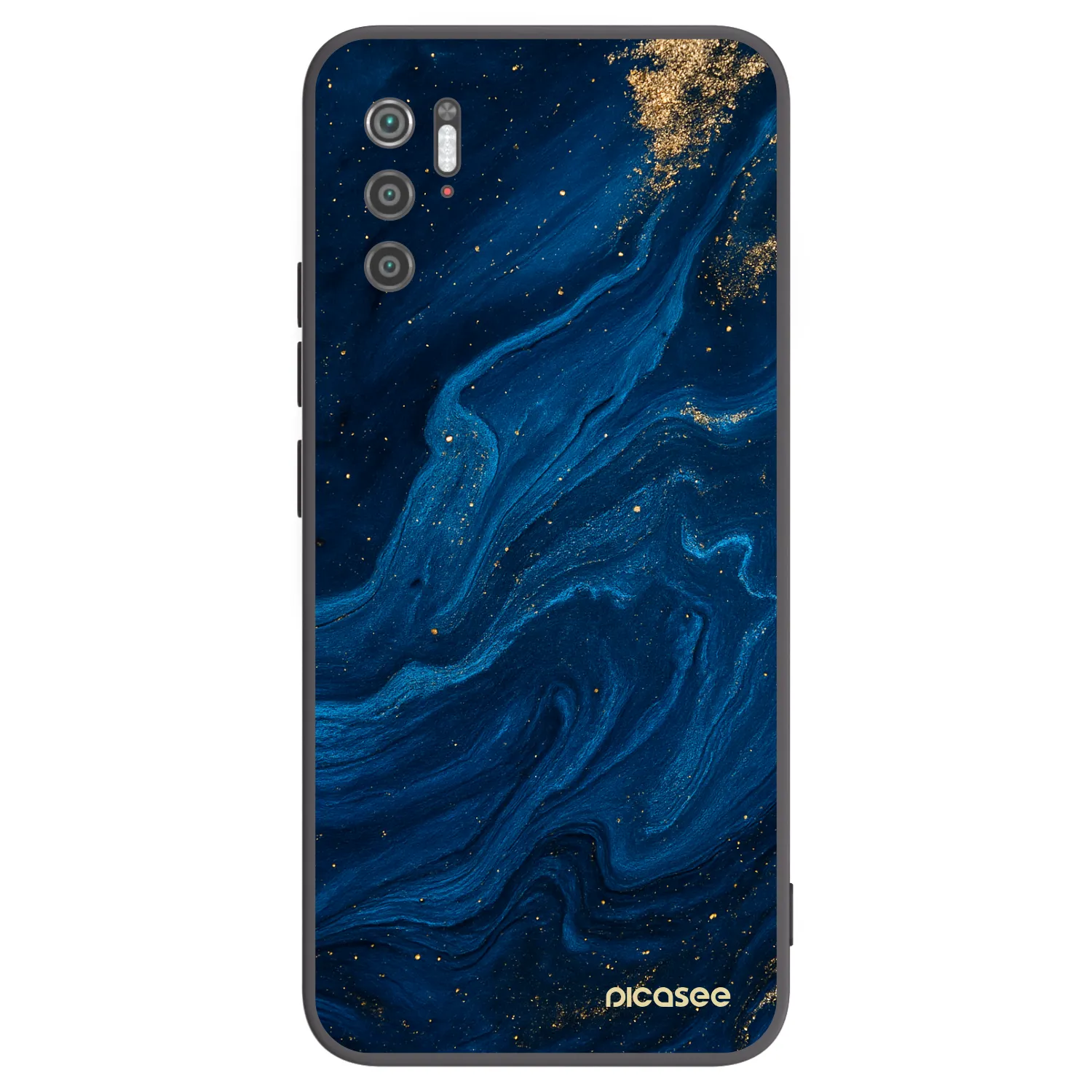 Picasee silikonowe czarne etui na Xiaomi Poco M3 Pro 5G - Blue