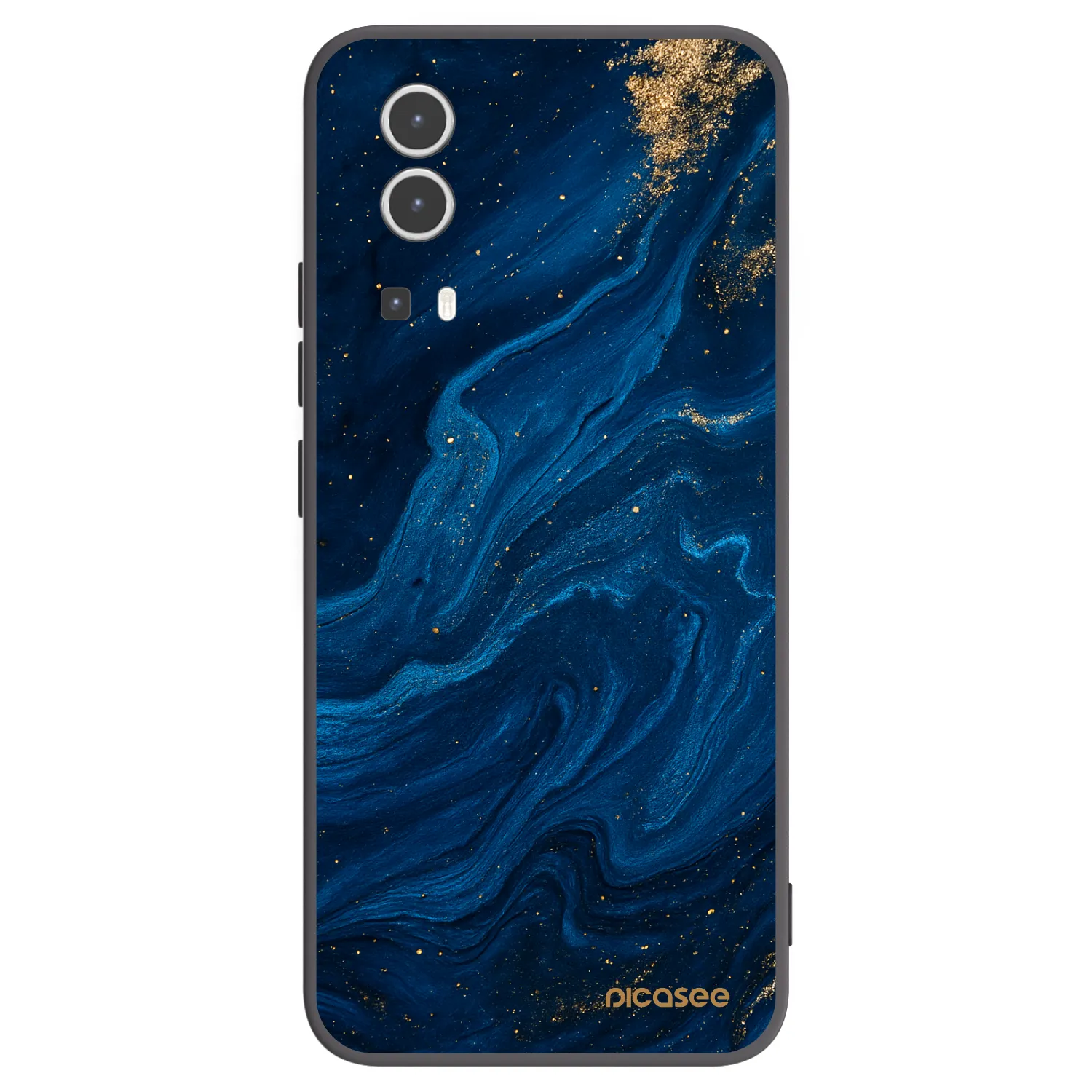 Picasee silikonowe czarne etui na Vivo Y72 5G - Blue
