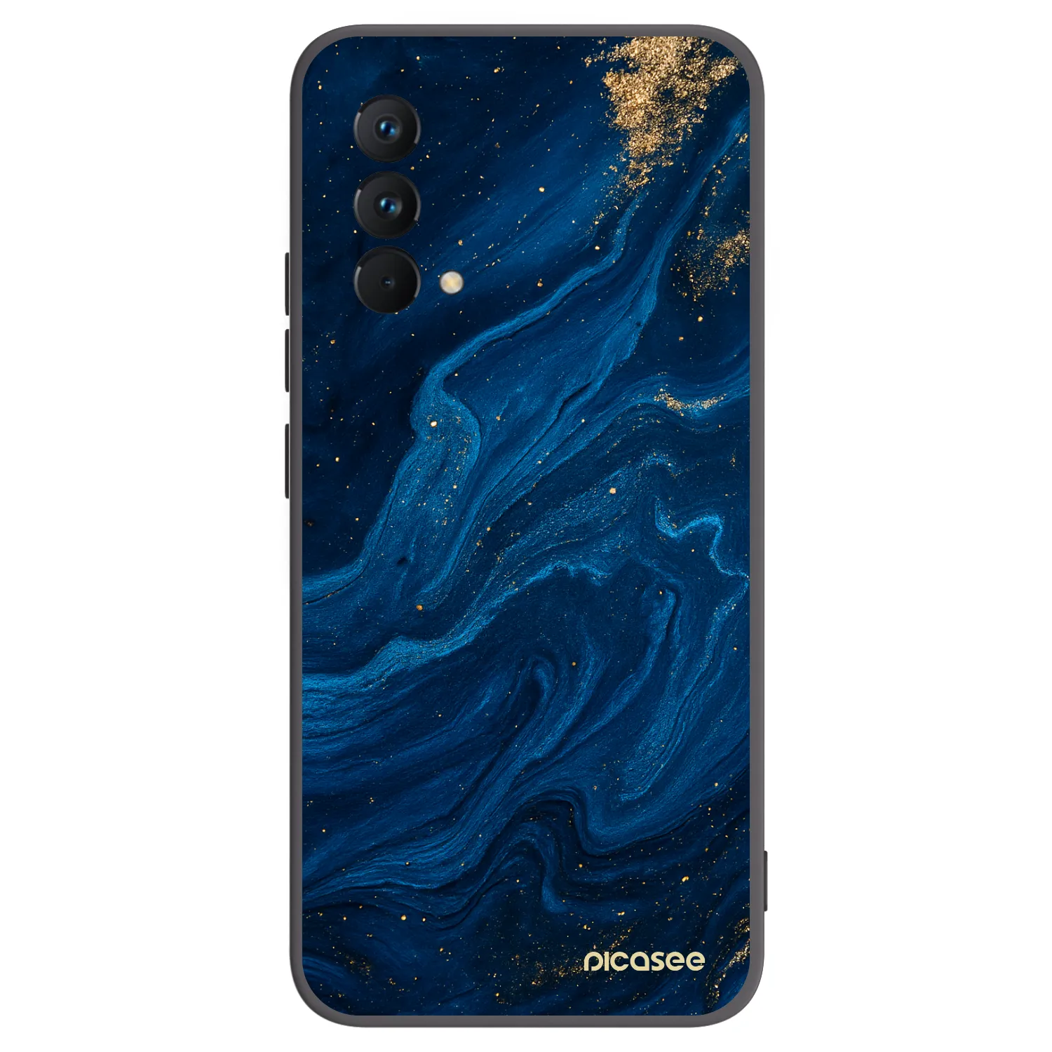 Picasee silikonowe czarne etui na Realme GT Master Edition 5G - Blue