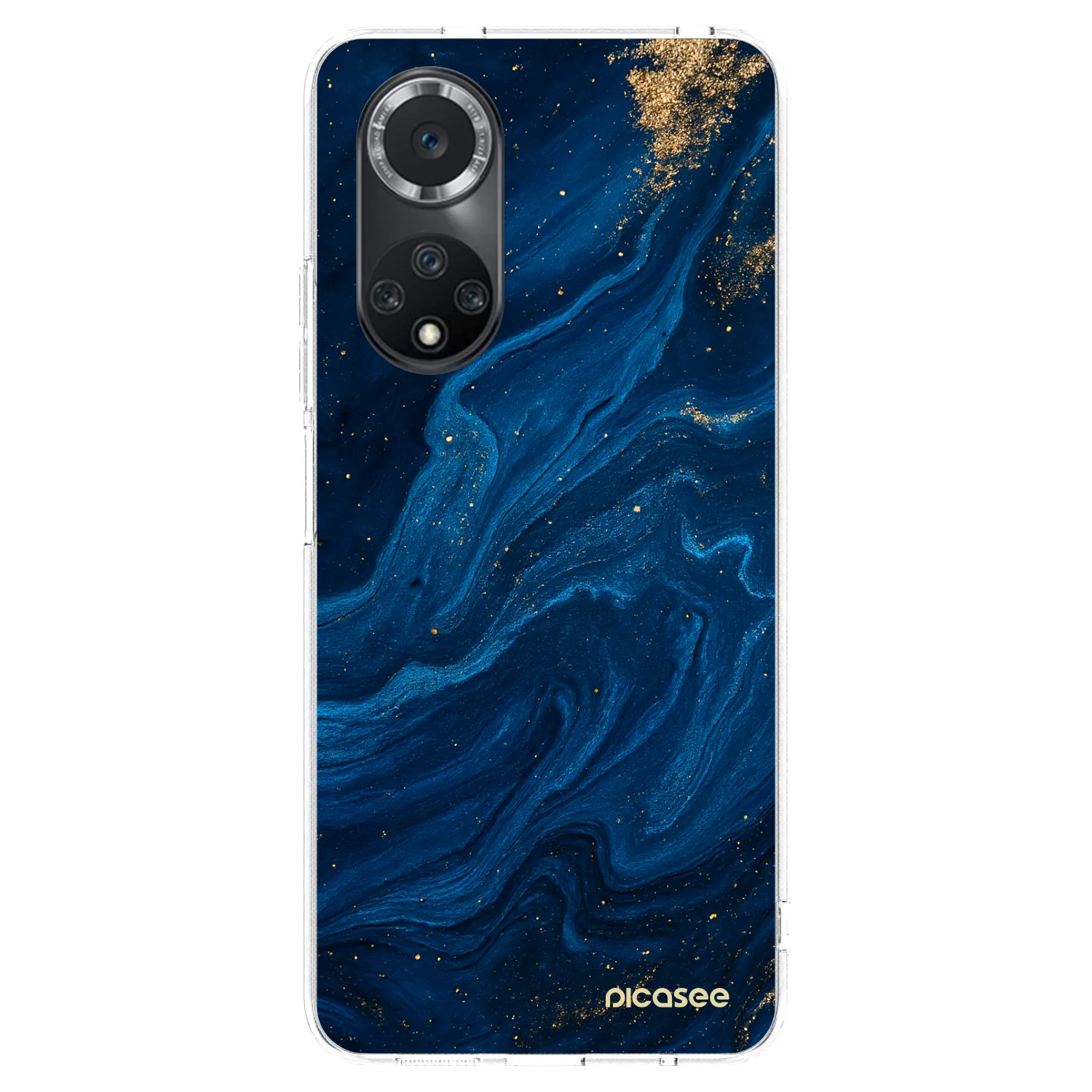 Picasee silikonowe przeźroczyste etui na Huawei Nova 9 SE - Blue