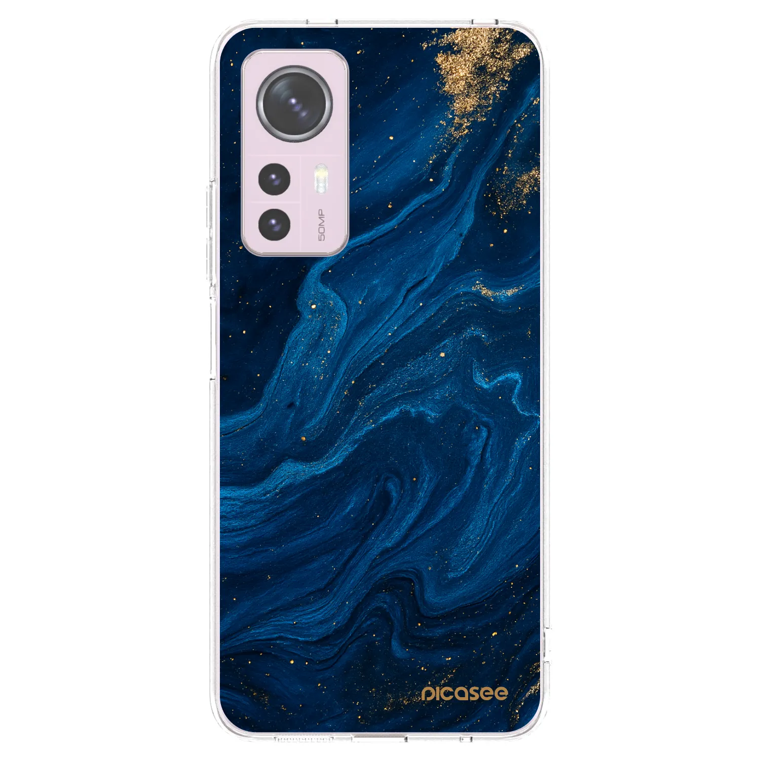 Picasee silikonowe przeźroczyste etui na Xiaomi 12 - Blue