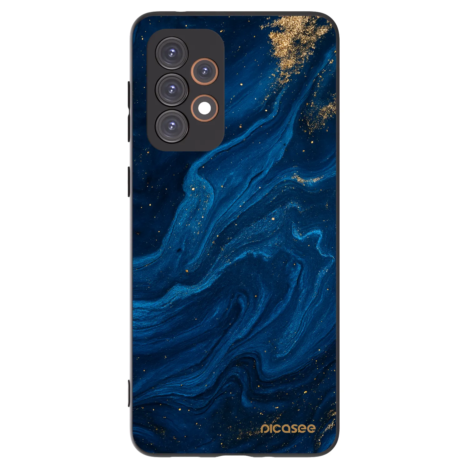 Picasee silikonowe czarne etui na Samsung Galaxy A33 5G A336 - Blue