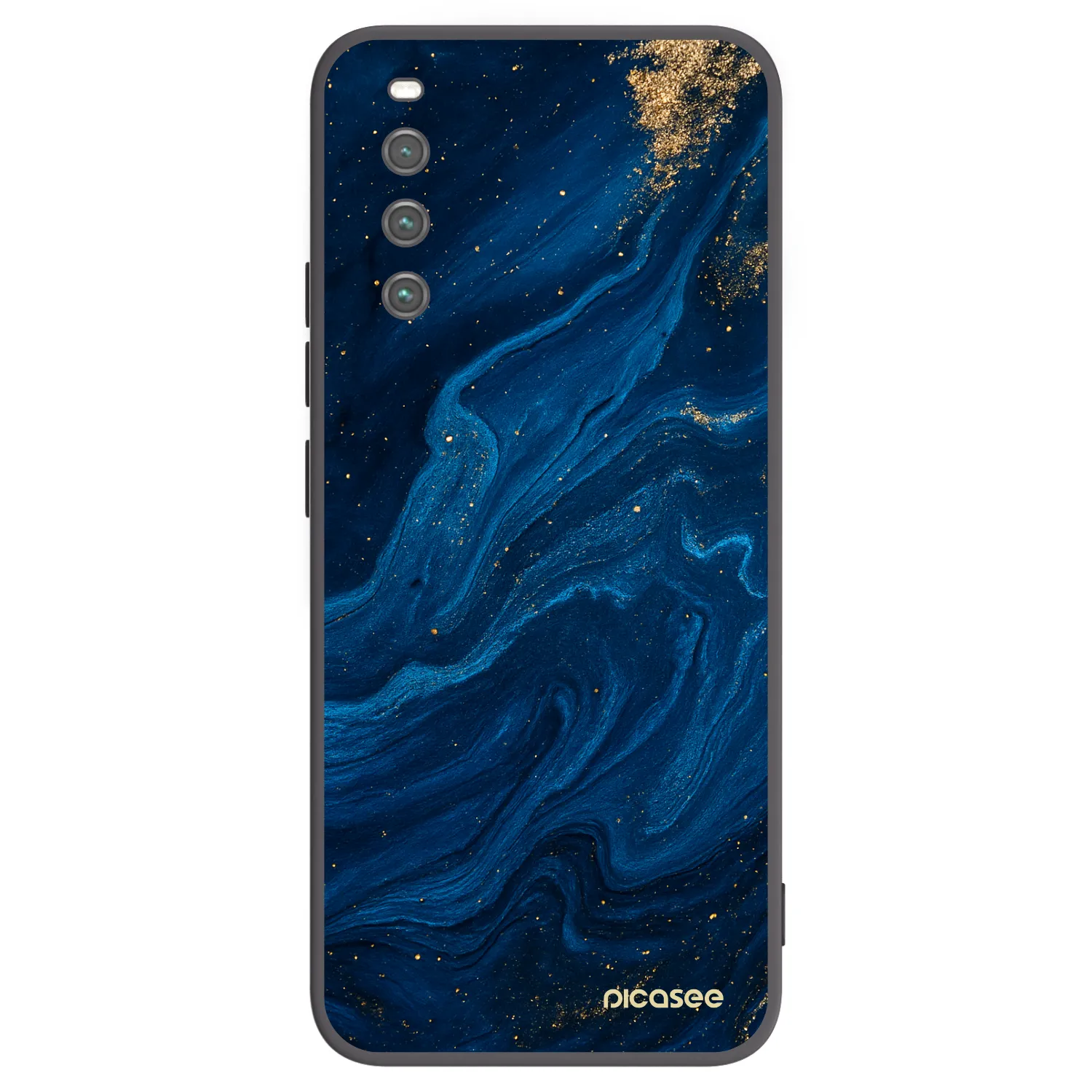 Picasee silikonowe czarne etui na Sony Xperia 10 IV 5G - Blue
