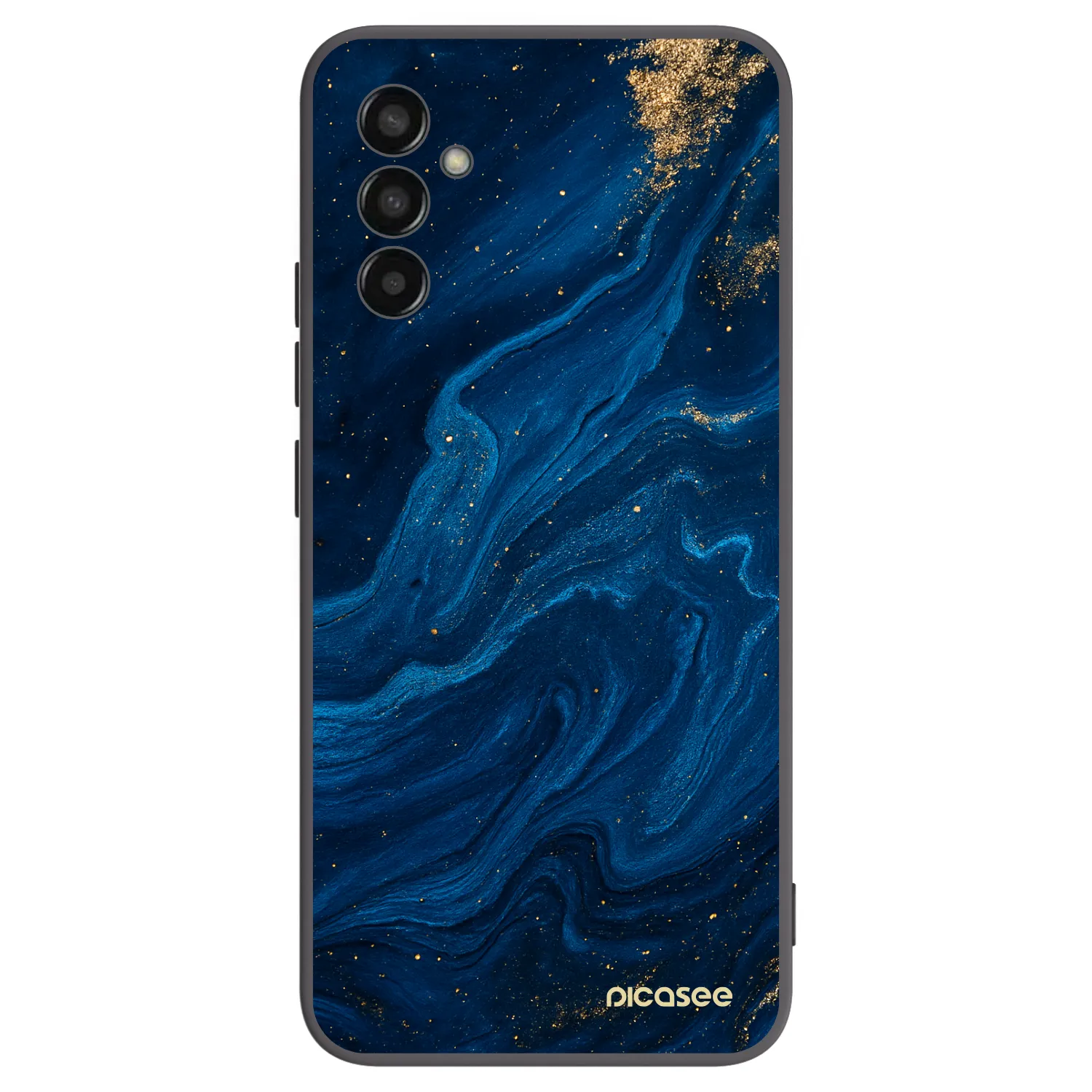 Picasee silikonowe czarne etui na Samsung Galaxy M13 M135F - Blue