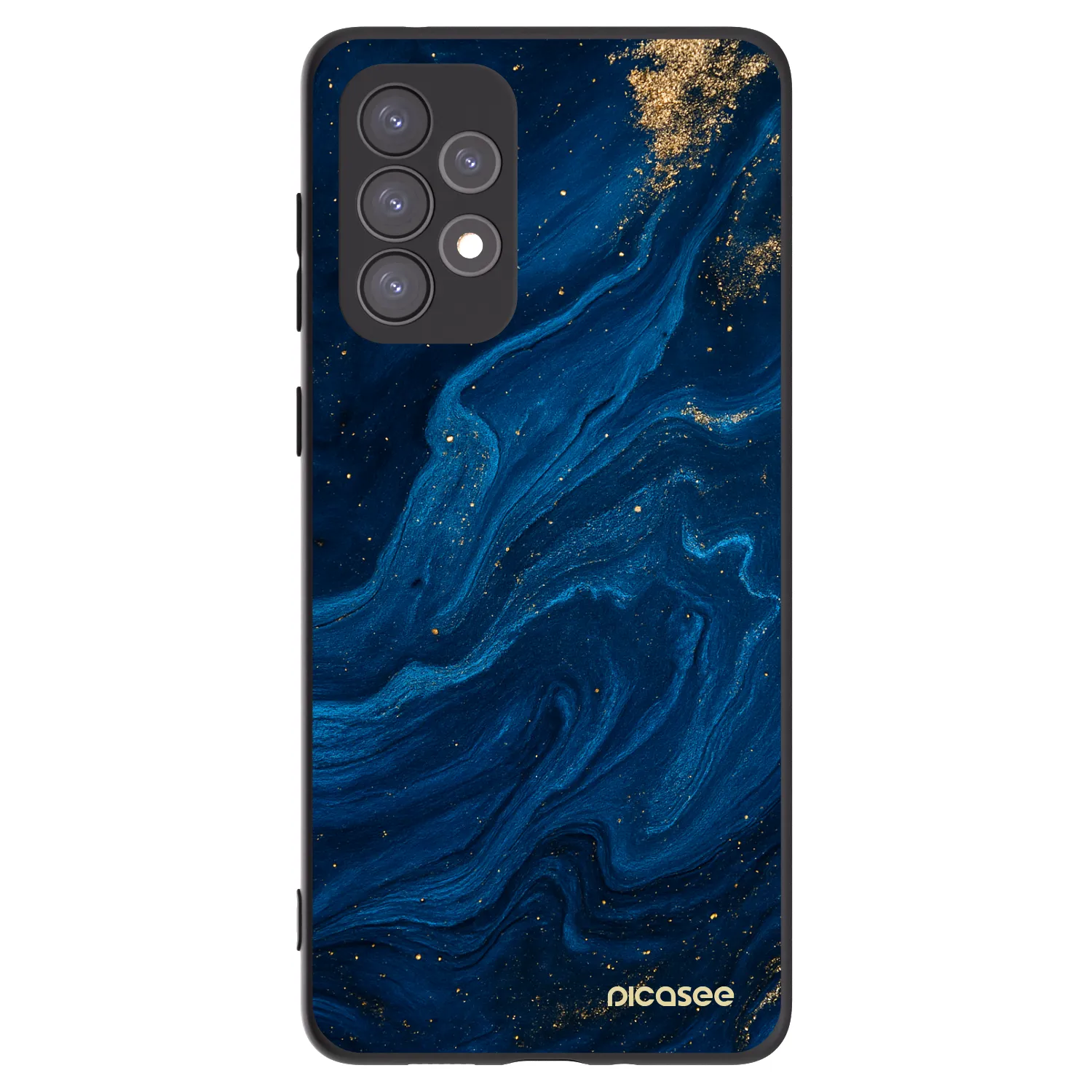 Picasee silikonowe czarne etui na Samsung Galaxy A73 5G - Blue