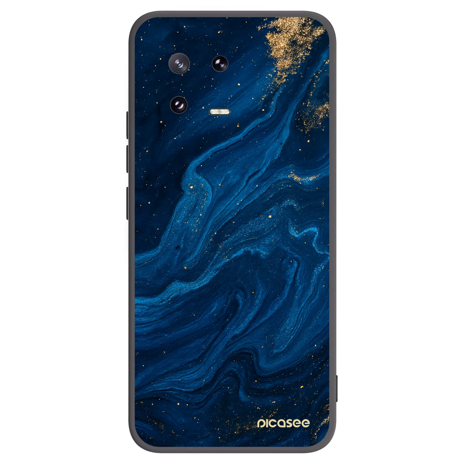 Picasee silikonowe czarne etui na Xiaomi 13 Pro - Blue