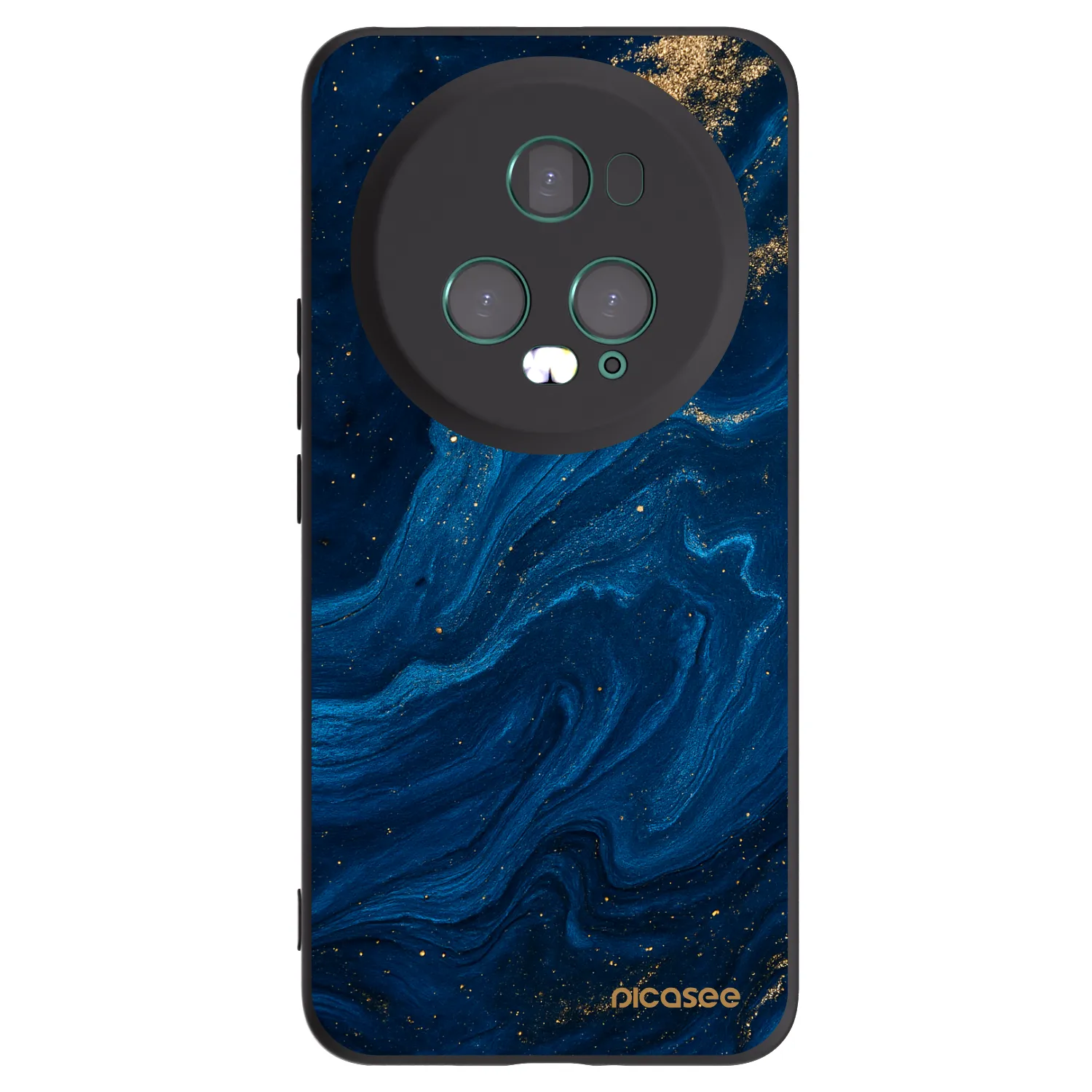 Picasee silikonowe czarne etui na Honor Magic5 Pro - Blue