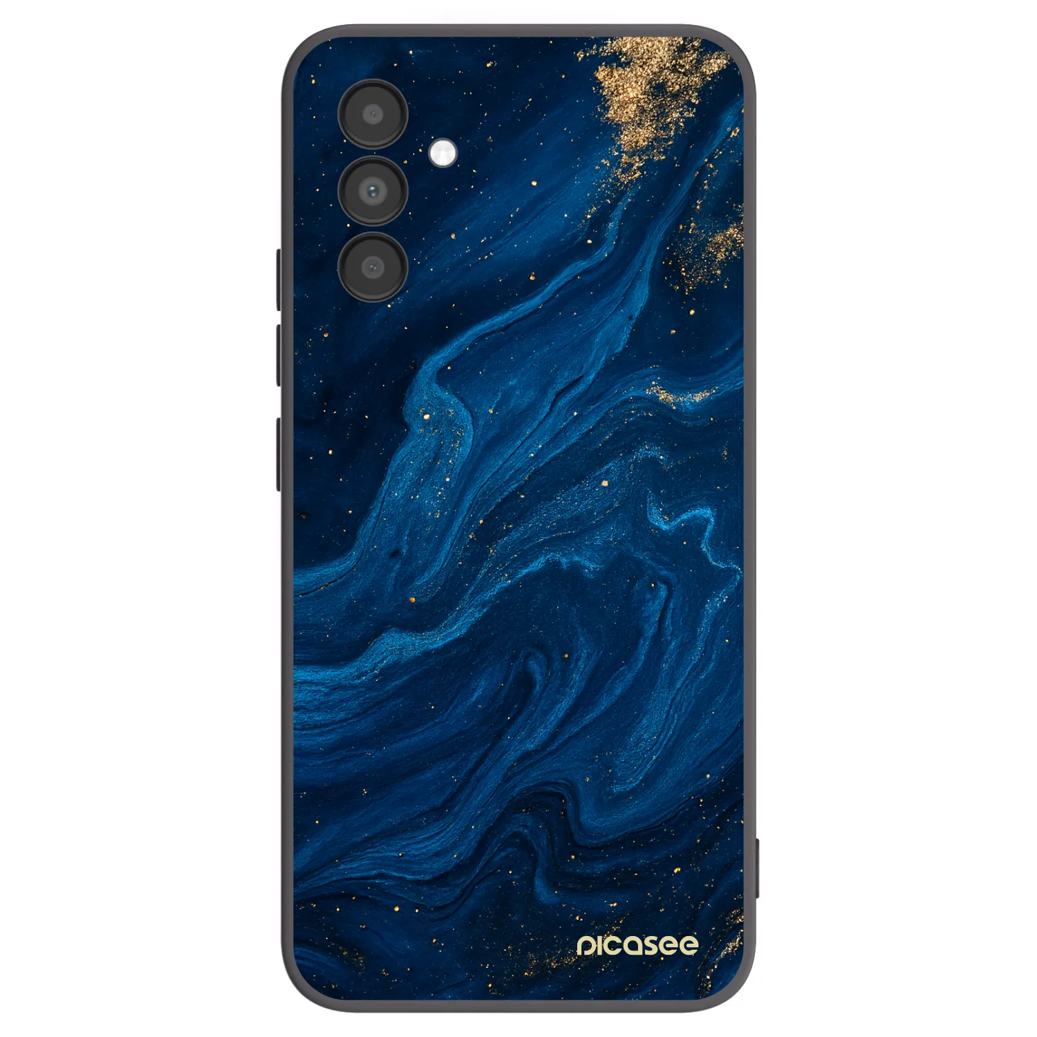 Picasee silikonowe czarne etui na Samsung Galaxy A04s A047F - Blue
