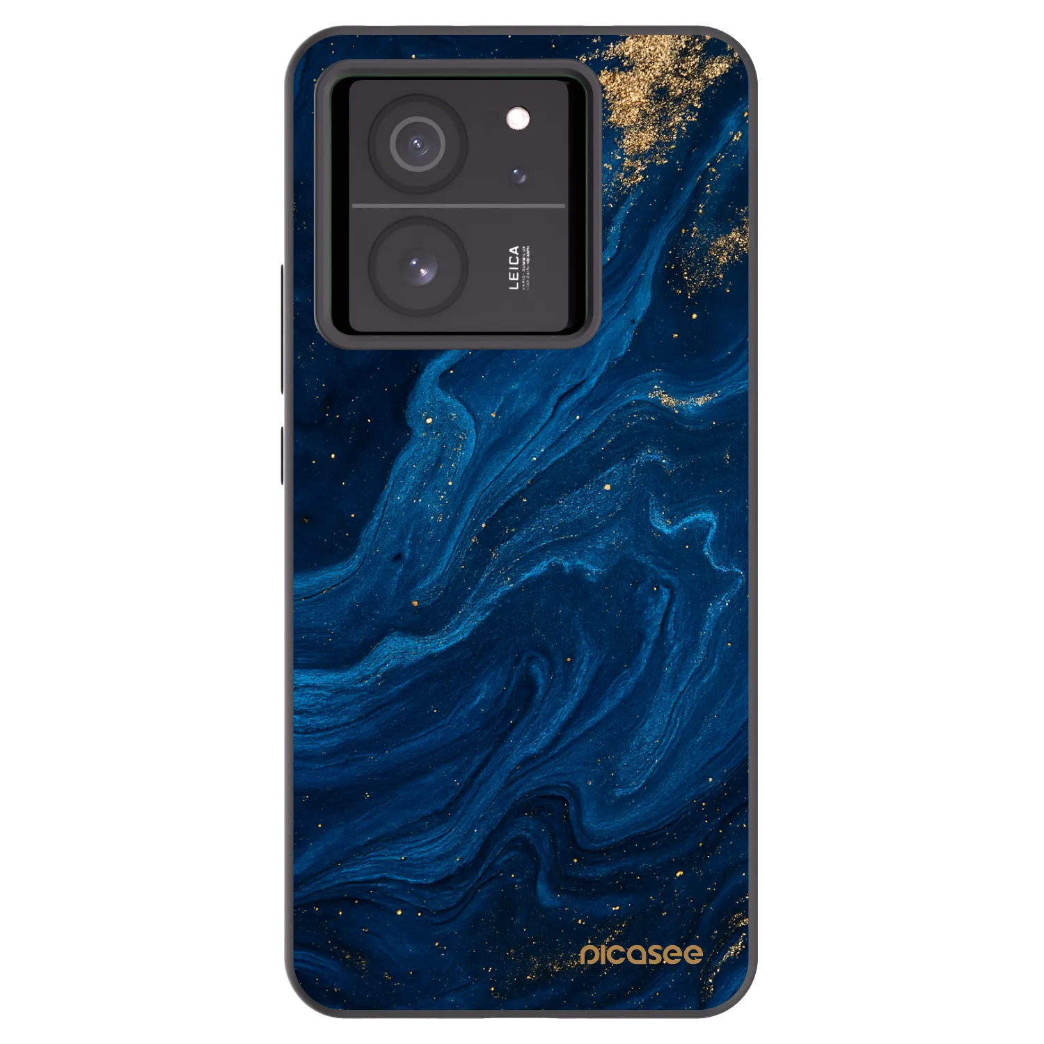 Picasee silikonowe czarne etui na Xiaomi 13T - Blue