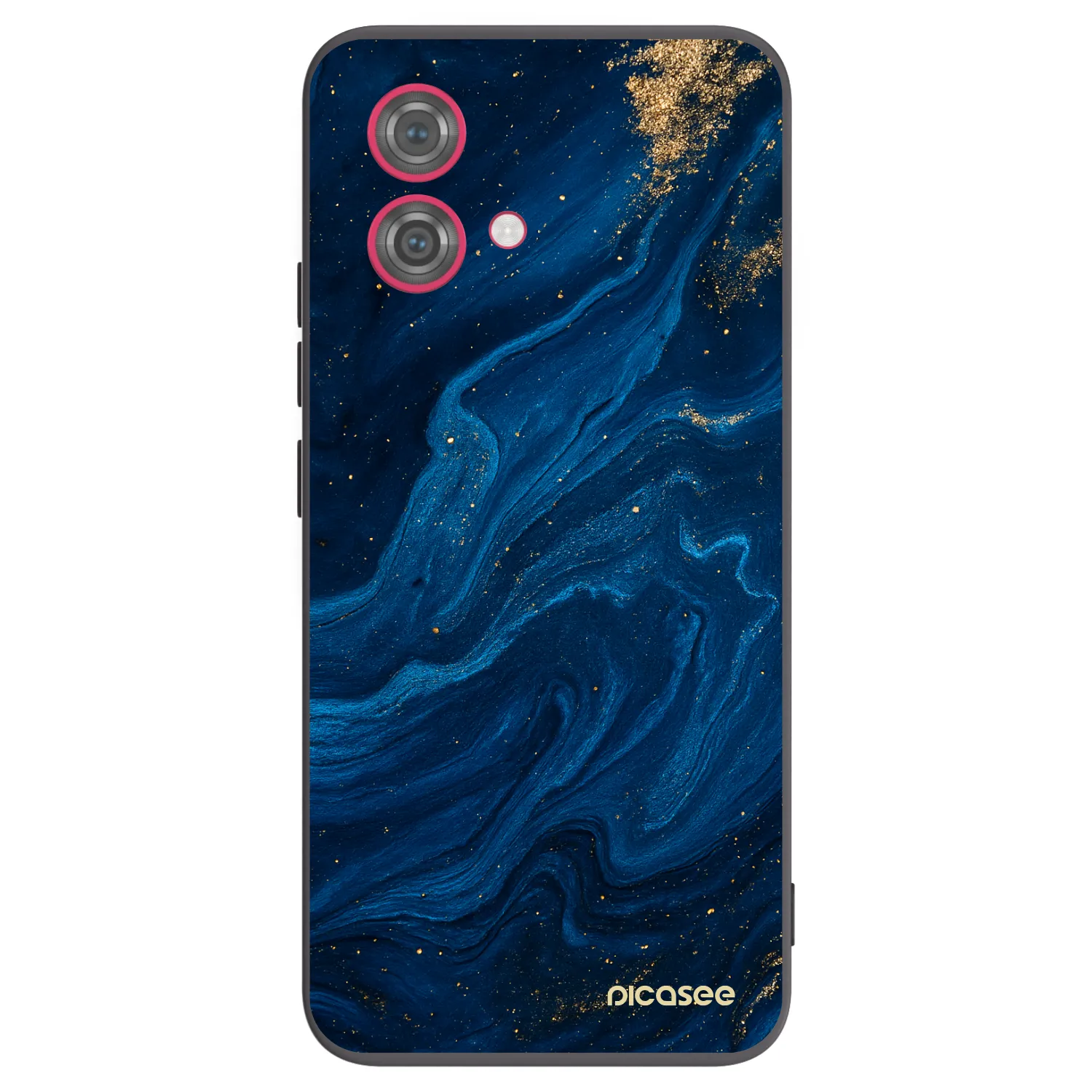 Picasee silikonowe czarne etui na Motorola Moto G84 5G - Blue