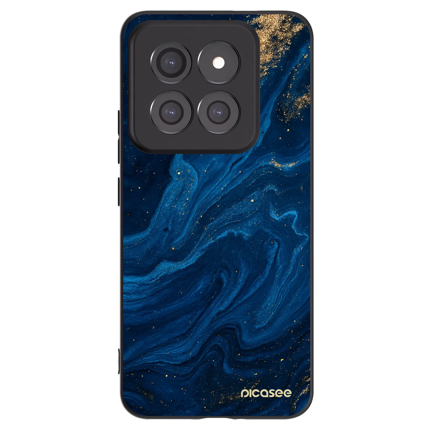 Picasee silikonowe czarne etui na Xiaomi 14 Pro - Blue