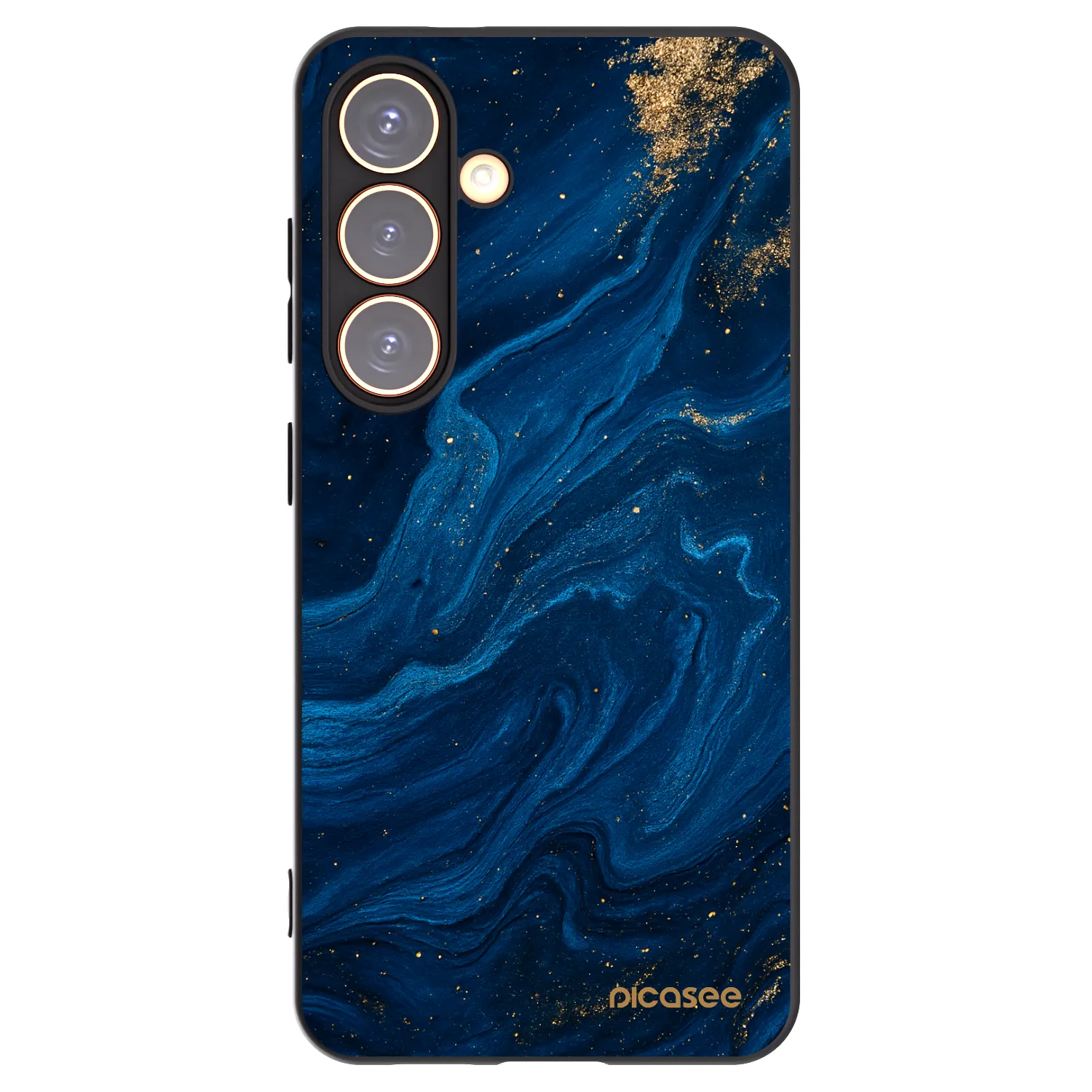 Picasee silikonowe czarne etui na Samsung Galaxy S24 S921B 5G - Blue