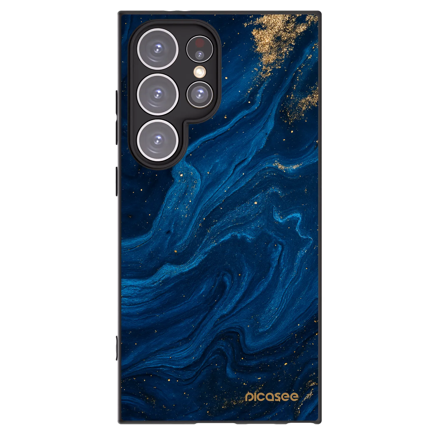 Picasee silikonowe czarne etui na Samsung Galaxy S24 Ultra S928B 5G - Blue