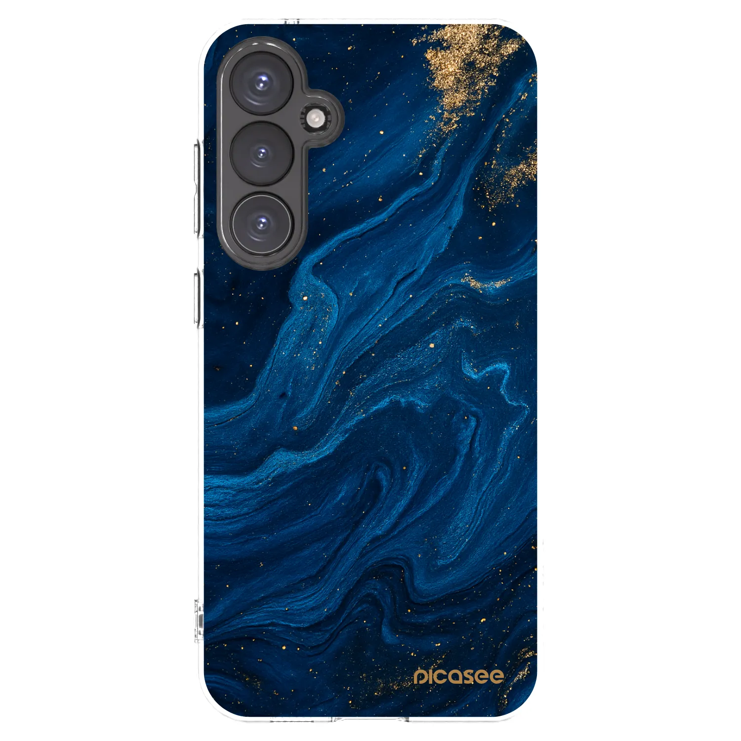 Picasee silikonowe przeźroczyste etui na Samsung Galaxy S23 FE S711B - Blue