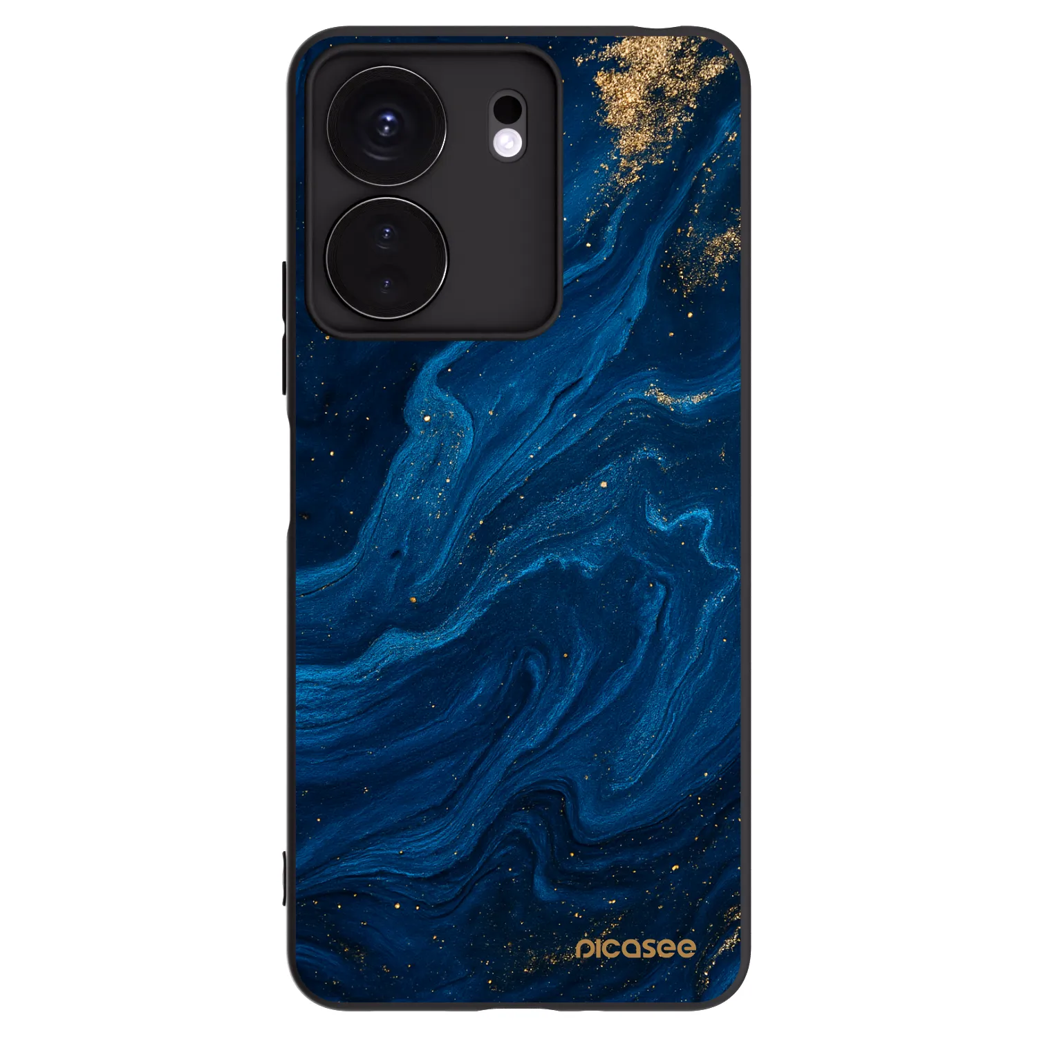 Picasee silikonowe czarne etui na Xiaomi Redmi 13C 4G - Blue