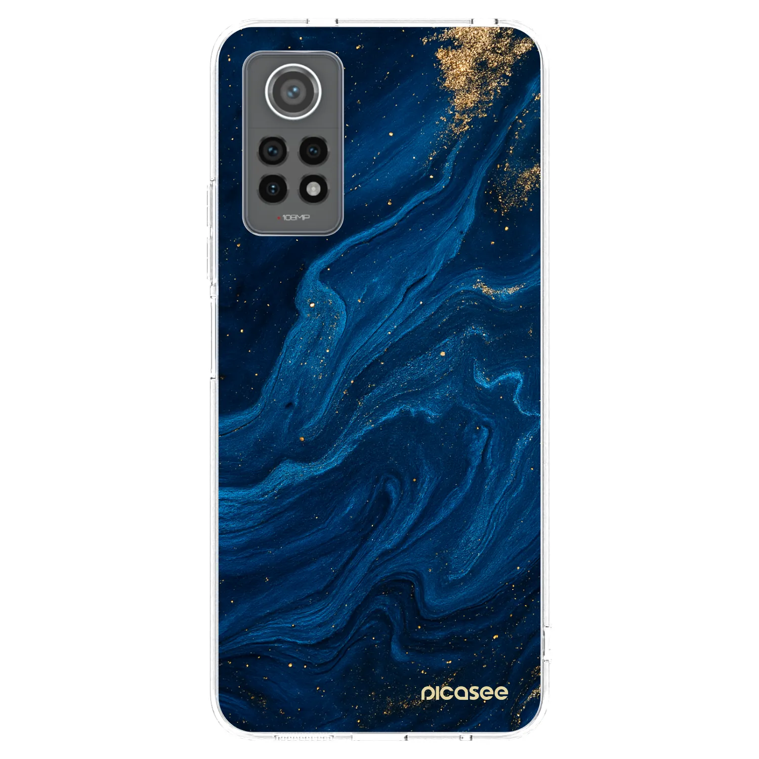 Picasee silikonowe przeźroczyste etui na Xiaomi Redmi Note 12 Pro 4G - Blue