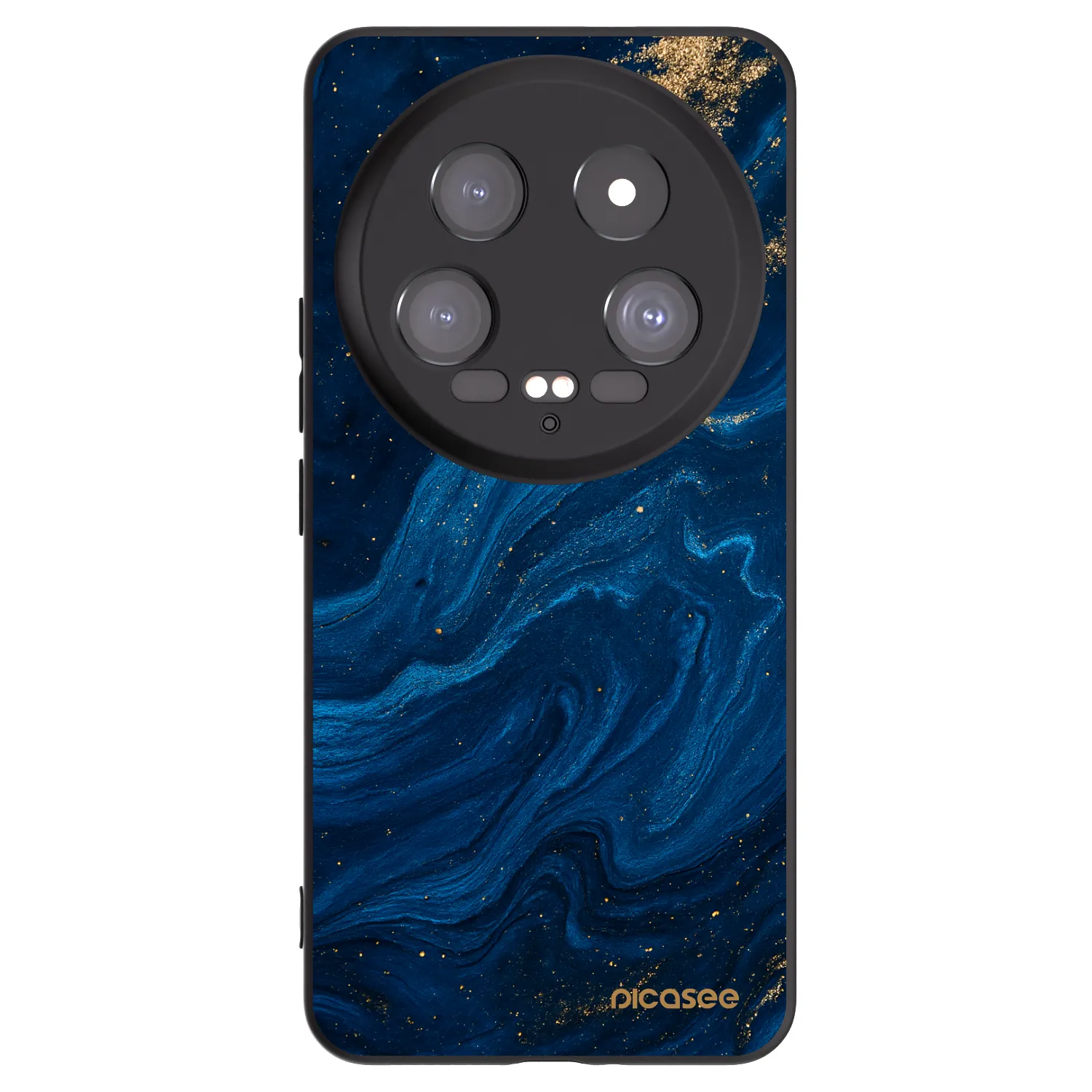Picasee silikonowe czarne etui na Xiaomi 14 Ultra - Blue