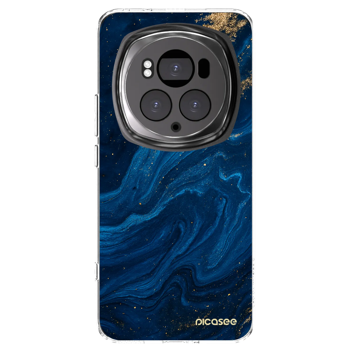 Picasee silikonowe przeźroczyste etui na Honor Magic6 Pro - Blue
