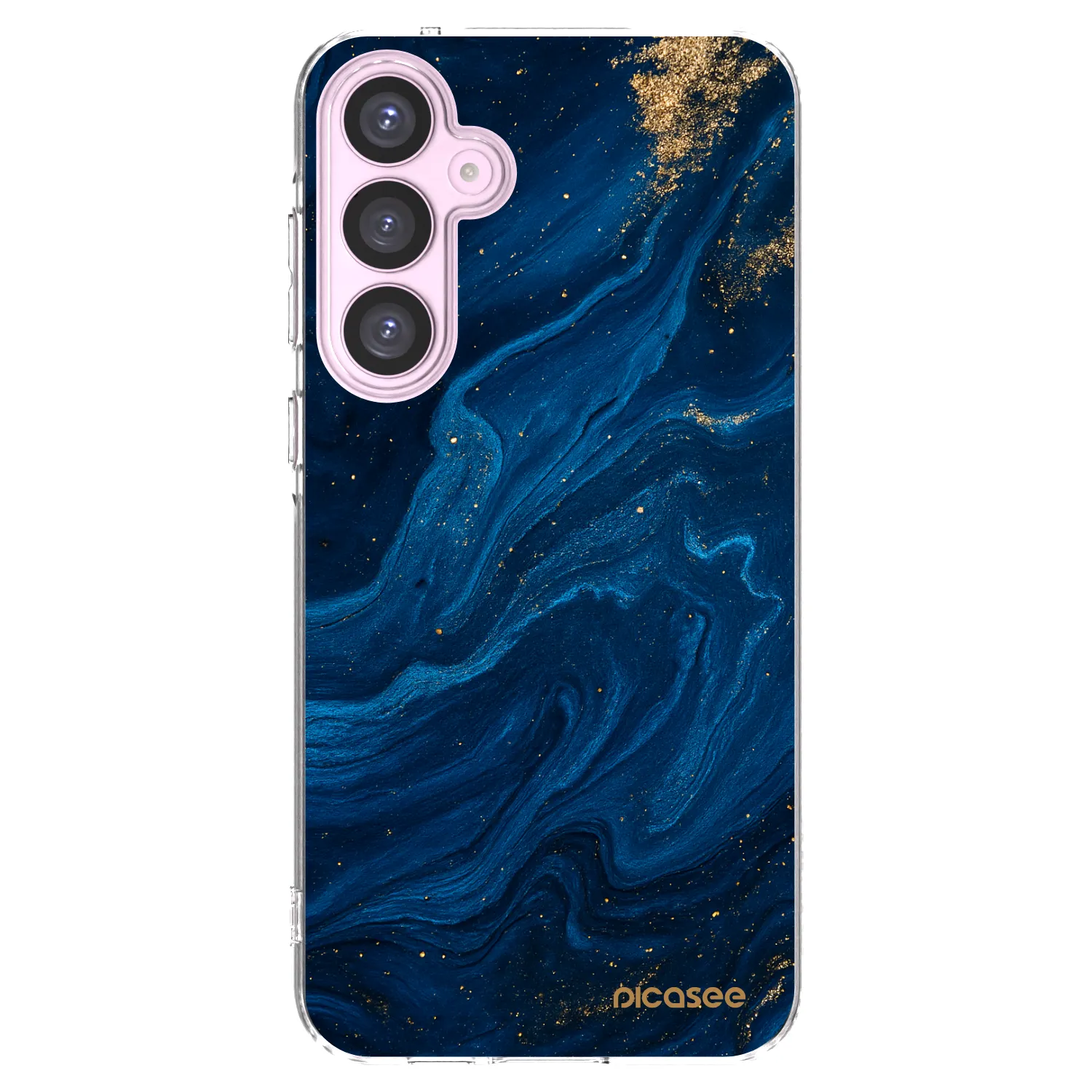 Picasee silikonowe przeźroczyste etui na Samsung Galaxy A55 5G A556B - Blue