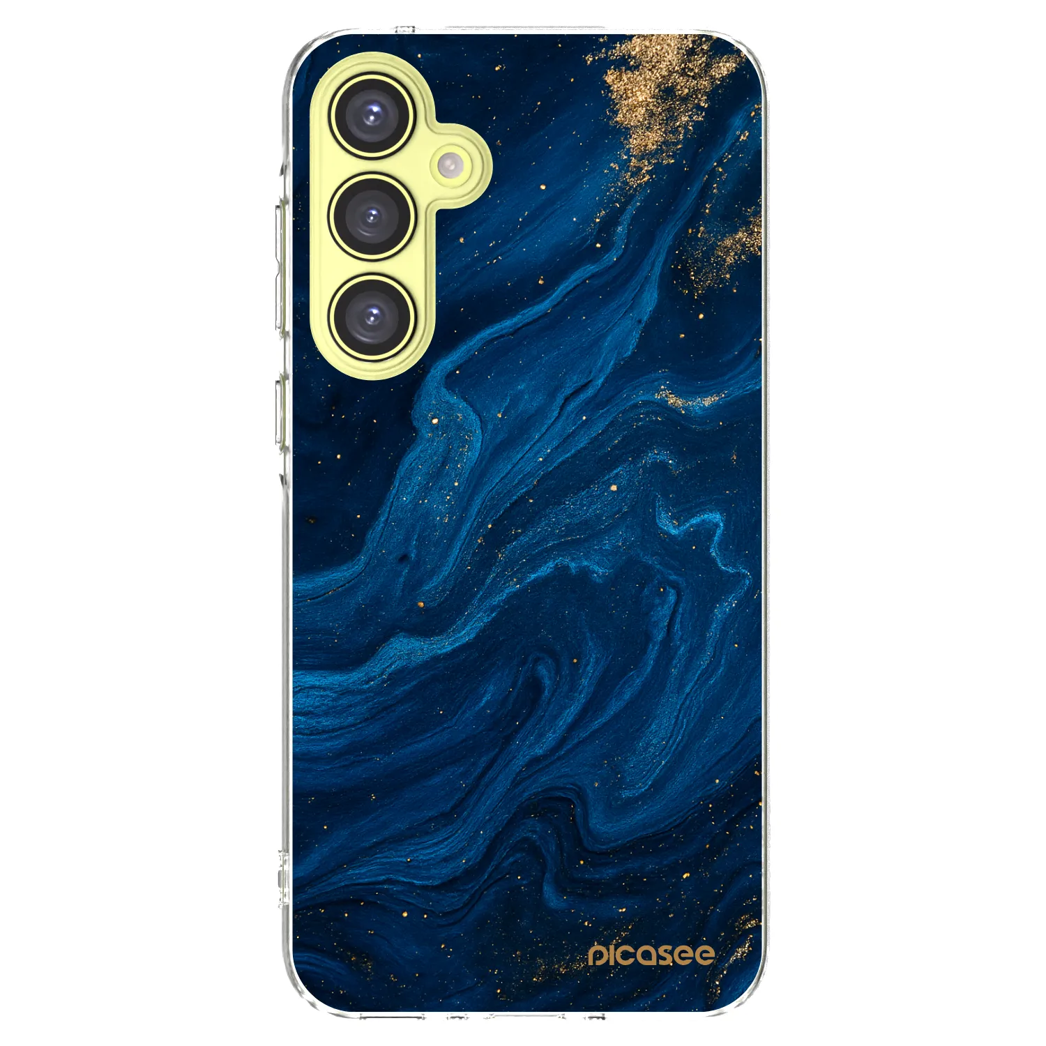 Picasee silikonowe przeźroczyste etui na Samsung Galaxy A35 5G A356B - Blue