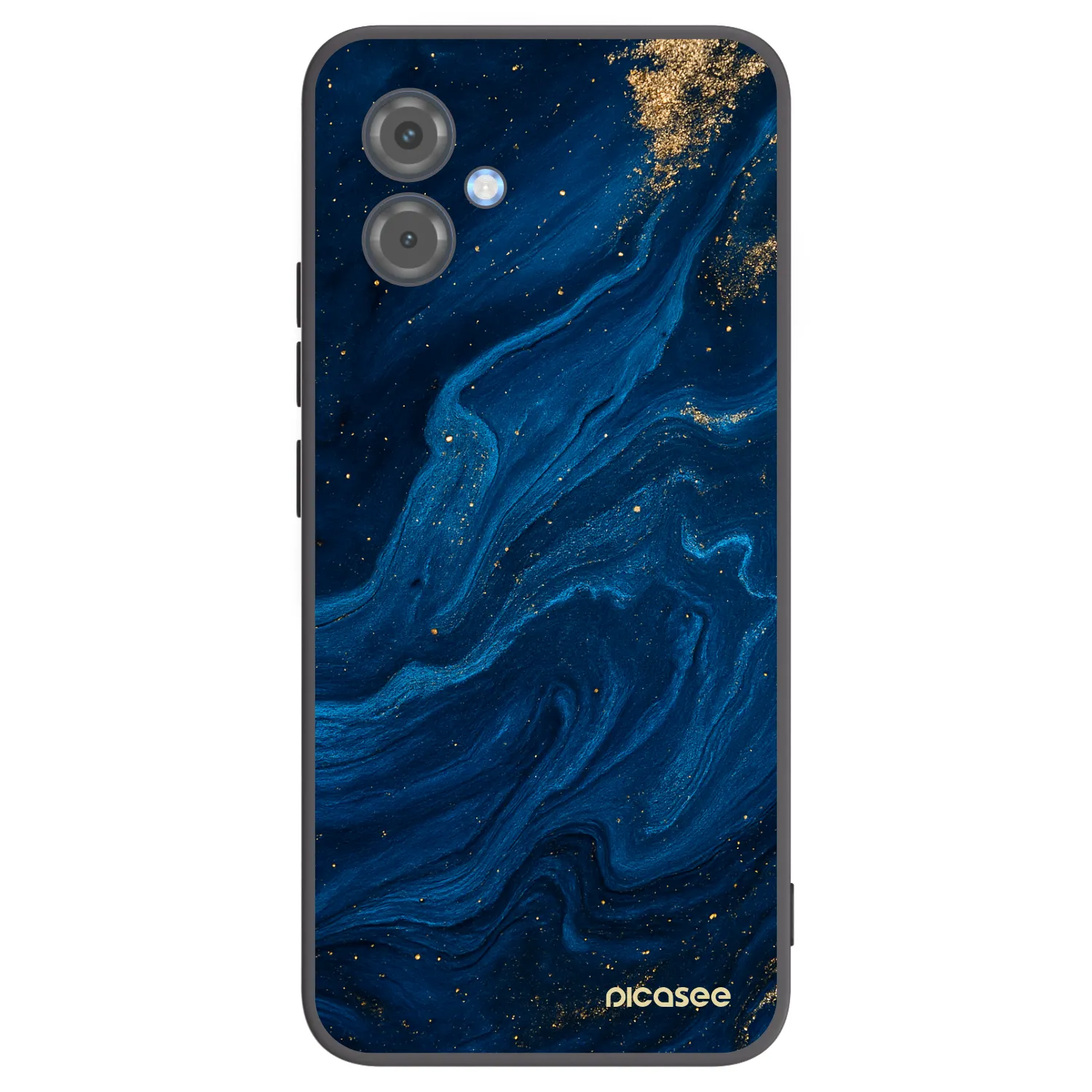 Picasee silikonowe czarne etui na Motorola Moto G14 - Blue