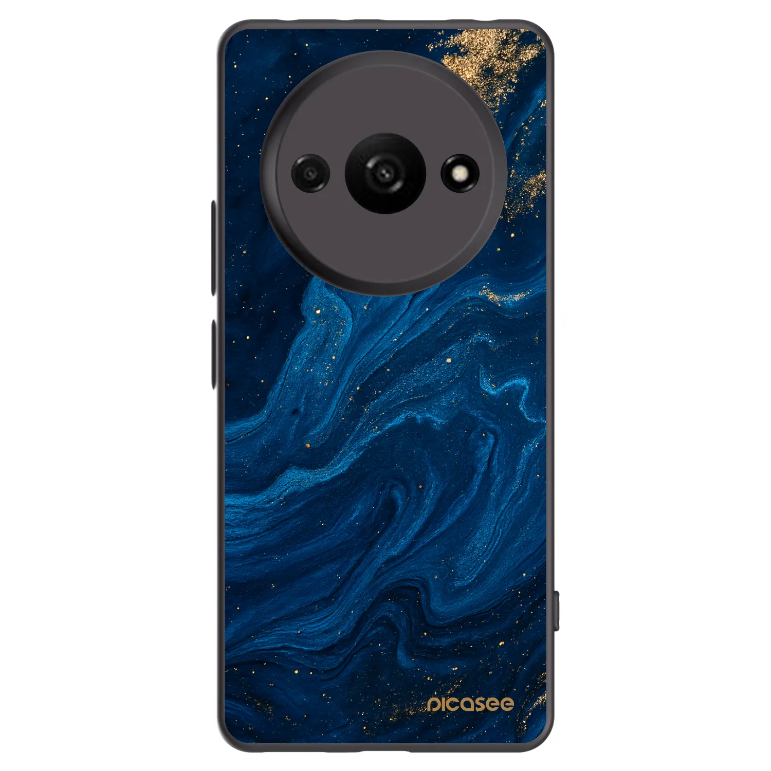 Picasee silikonowe czarne etui na Xiaomi Redmi A3 - Blue