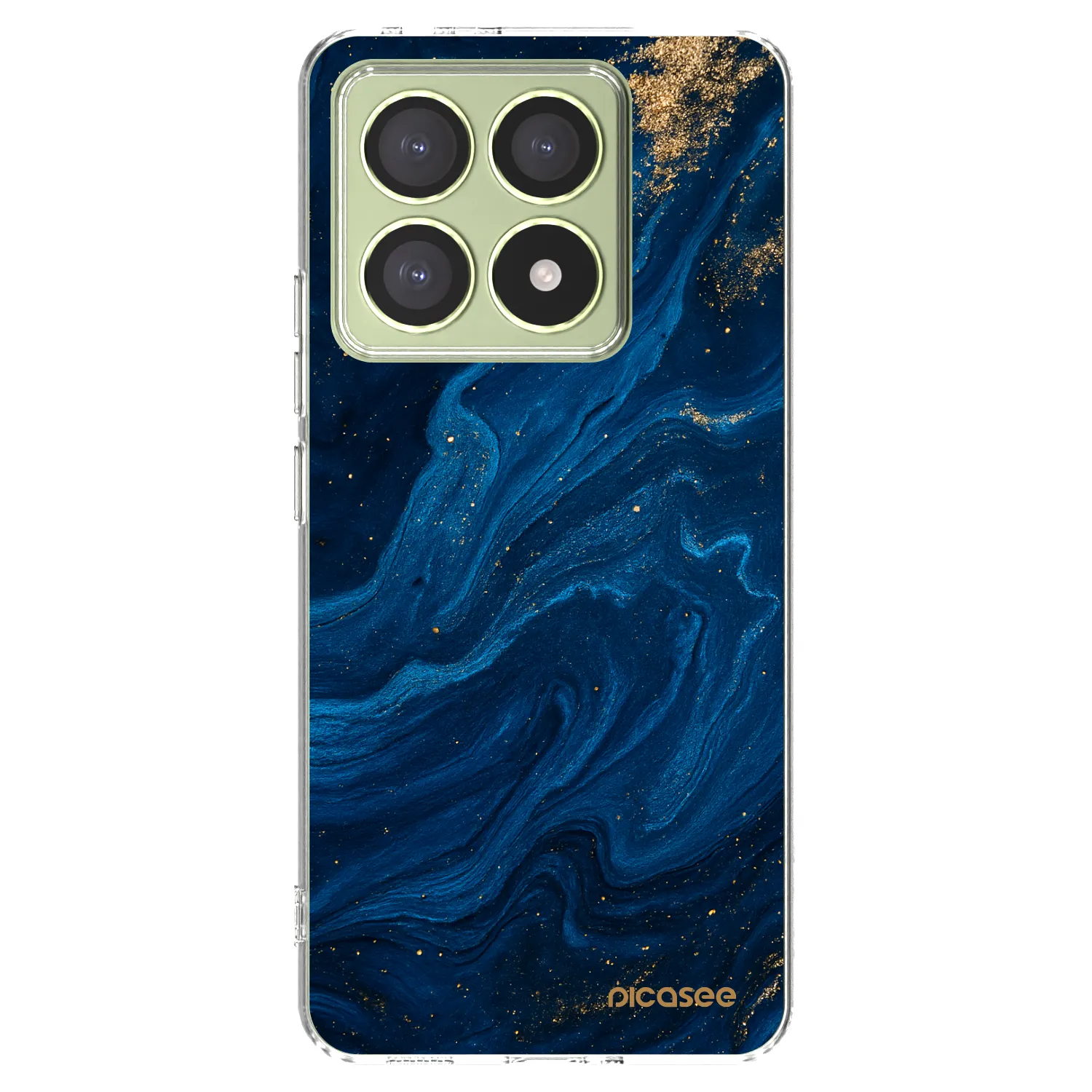 Picasee silikonowe przeźroczyste etui na Xiaomi 14T - Blue
