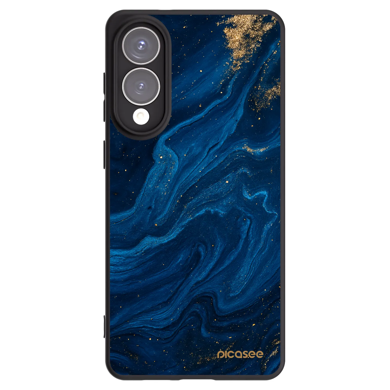 Picasee silikonowe czarne etui na Samsung Galaxy S25 Edge 5G - Blue