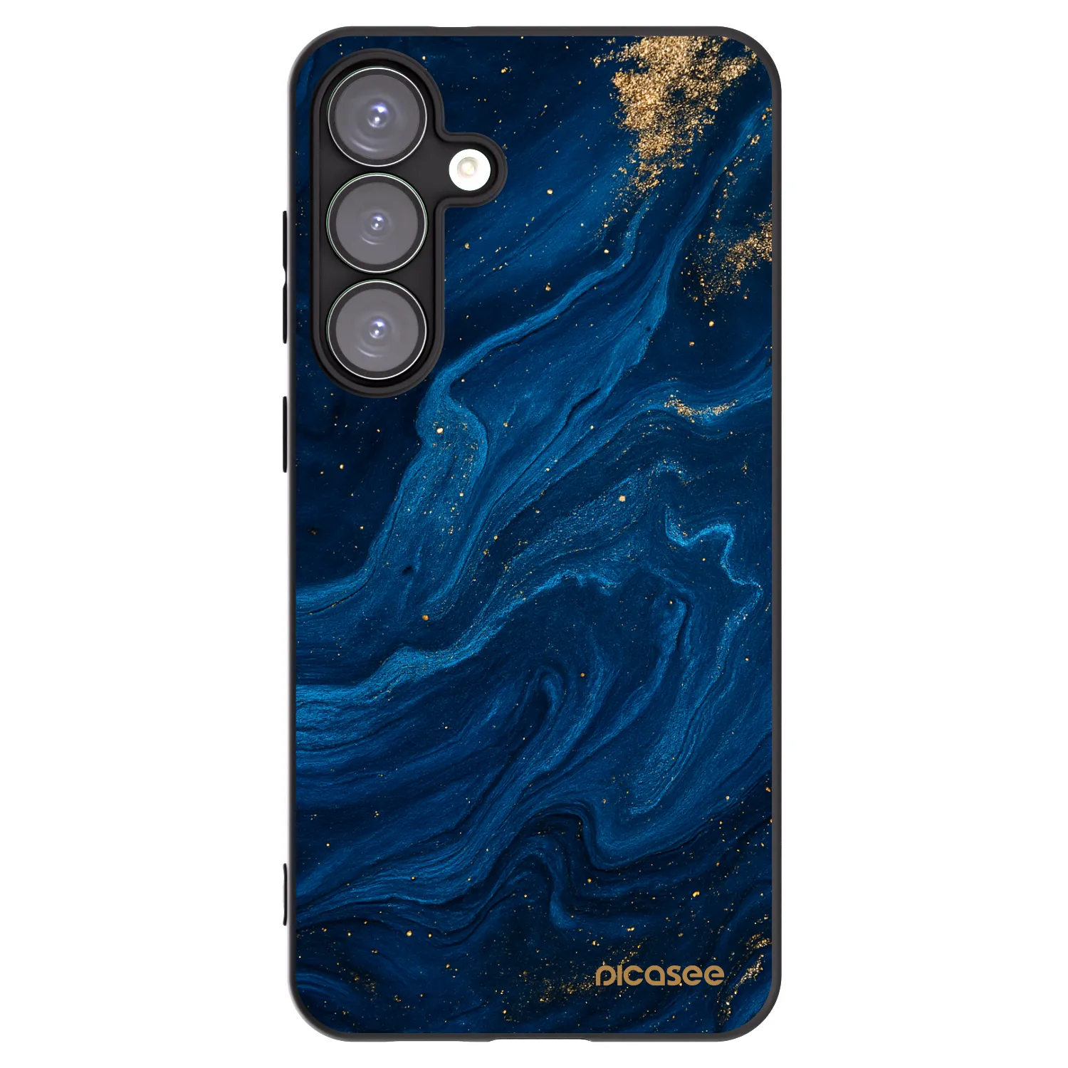 Picasee silikonowe czarne etui na Samsung Galaxy S25+ 5G - Blue