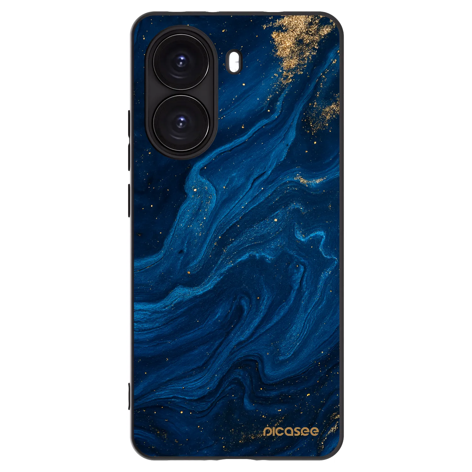Picasee silikonowe czarne etui na Xiaomi Poco X7 Pro 5G - Blue