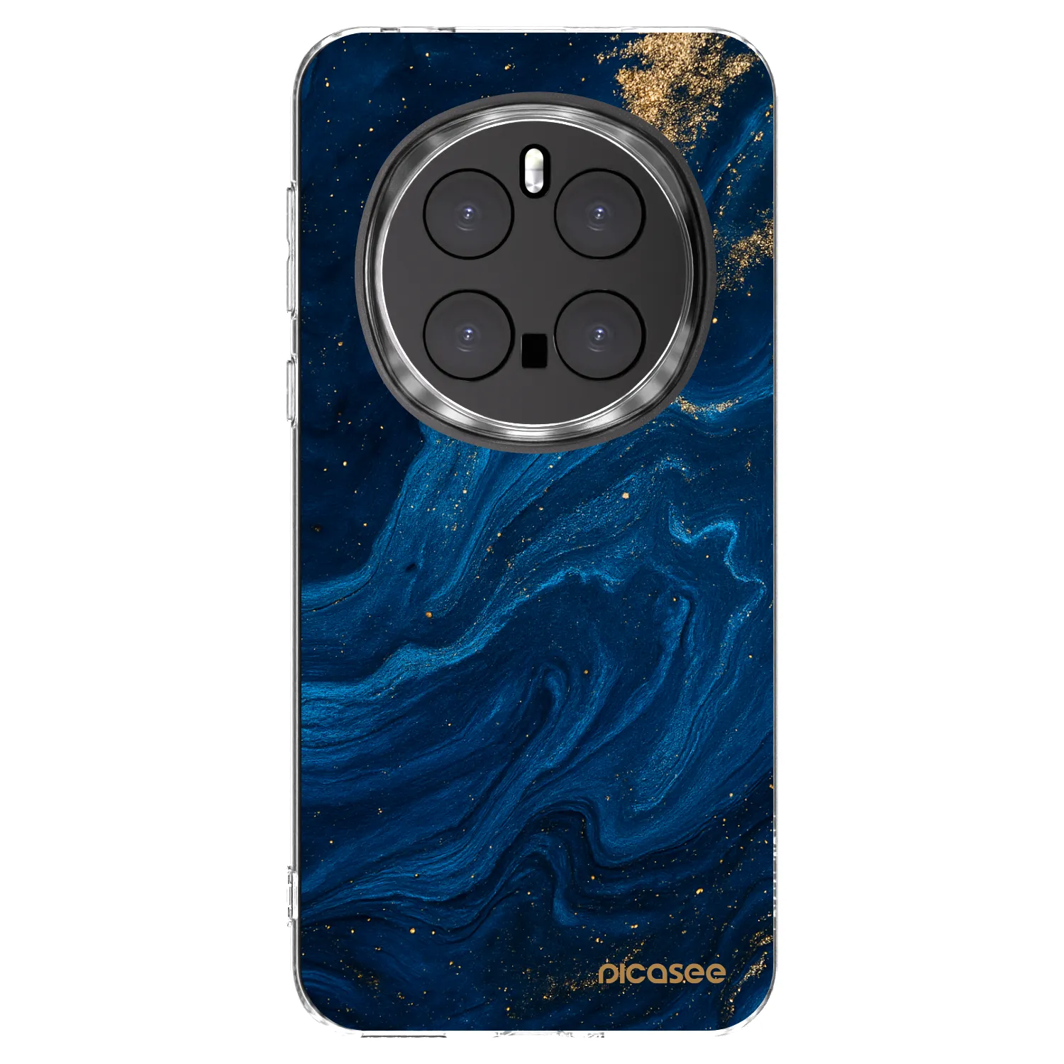 Picasee silikonowe przeźroczyste etui na Honor Magic7 Pro 5G - Blue