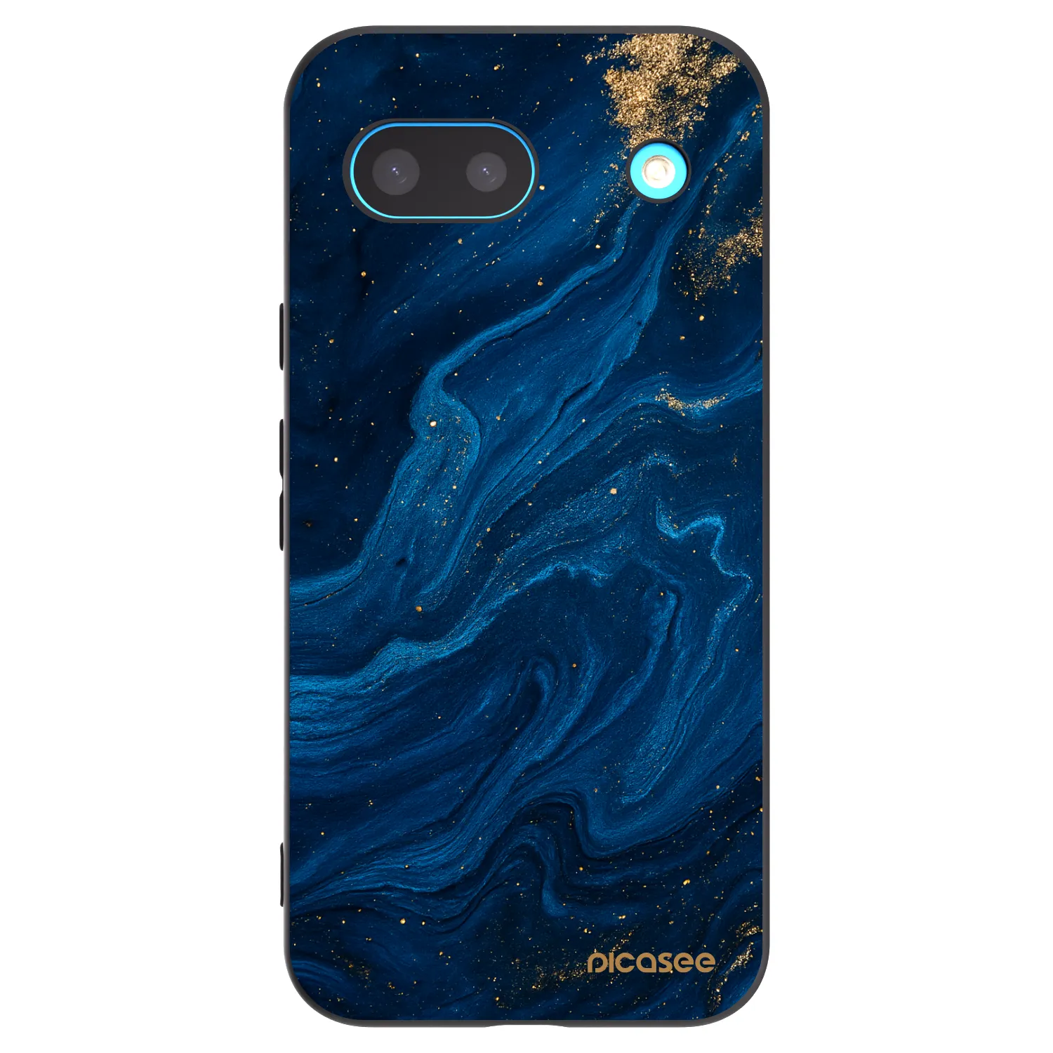 Picasee silikonowe czarne etui na Google Pixel 8a - Blue
