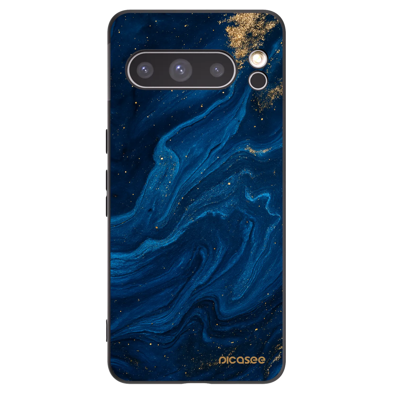 Picasee silikonowe czarne etui na Google Pixel 8 Pro - Blue