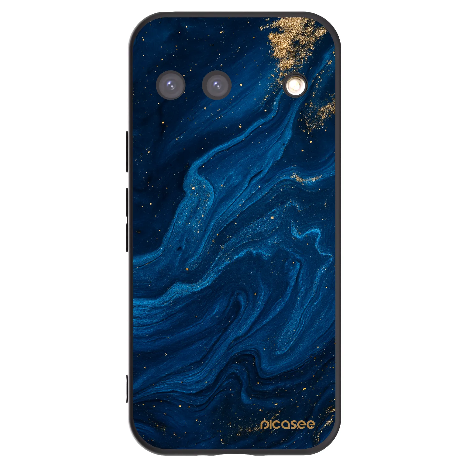 Picasee silikonowe czarne etui na Google Pixel 9 - Blue