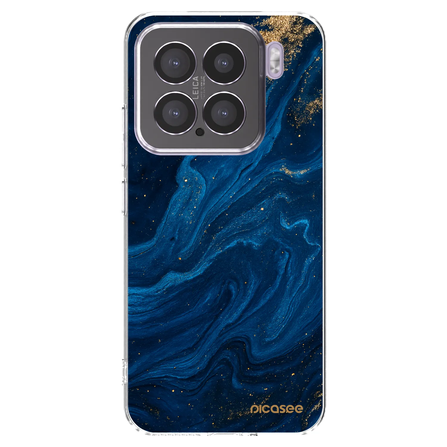 Picasee silikonowe przeźroczyste etui na Xiaomi 15 - Blue