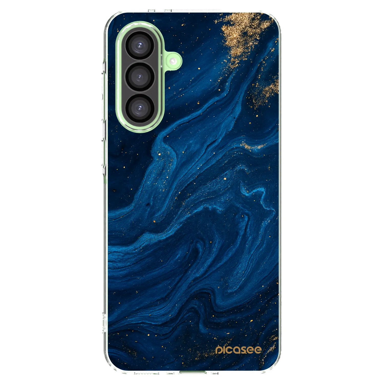 Picasee silikonowe przeźroczyste etui na Samsung Galaxy A26 5G A266B - Blue