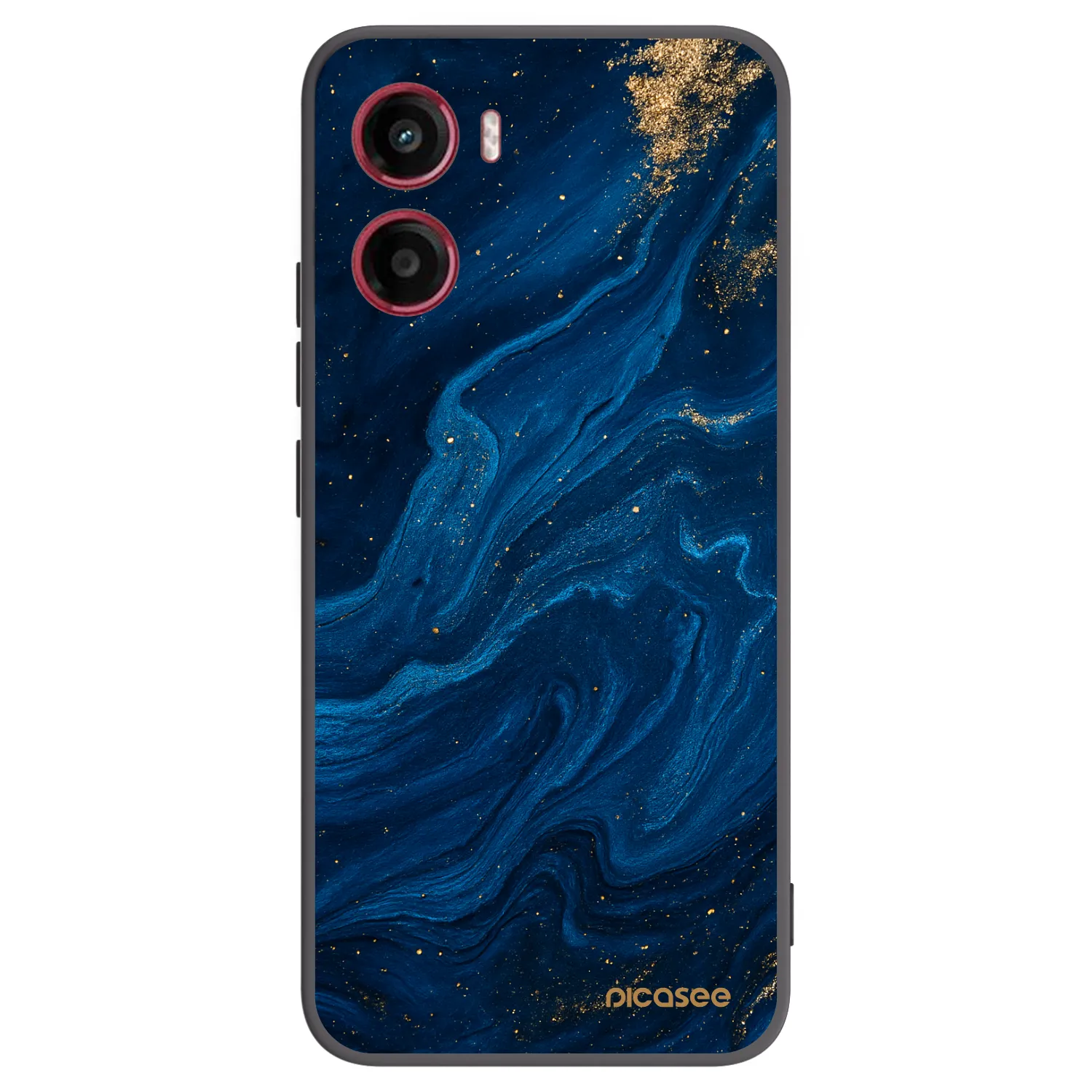 Picasee silikonowe czarne etui na Motorola Moto G05 - Blue