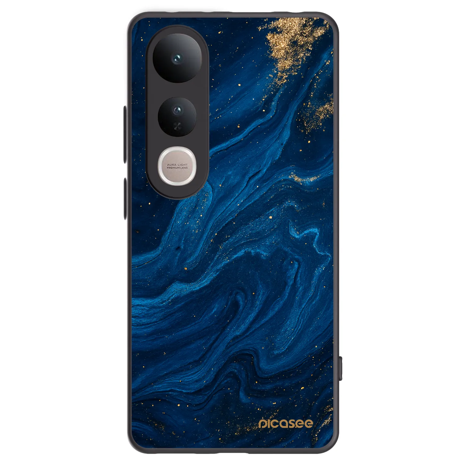 Picasee silikonowe czarne etui na Vivo V50 Lite 5G - Blue