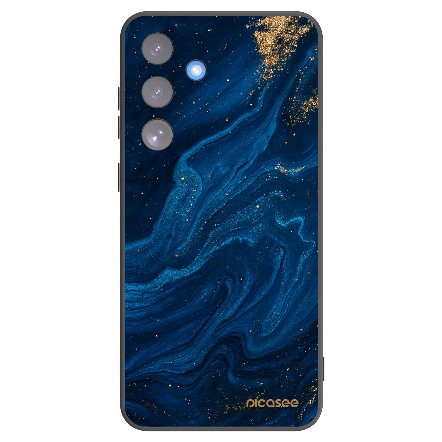 Picasee silikonowe czarne etui na Samsung Galaxy S25 FE 5G - Blue