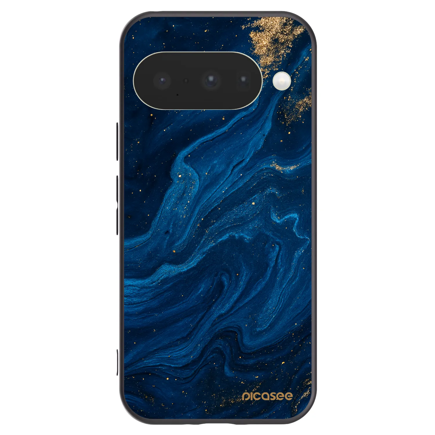Picasee silikonowe czarne etui na Google Pixel 10 - Blue