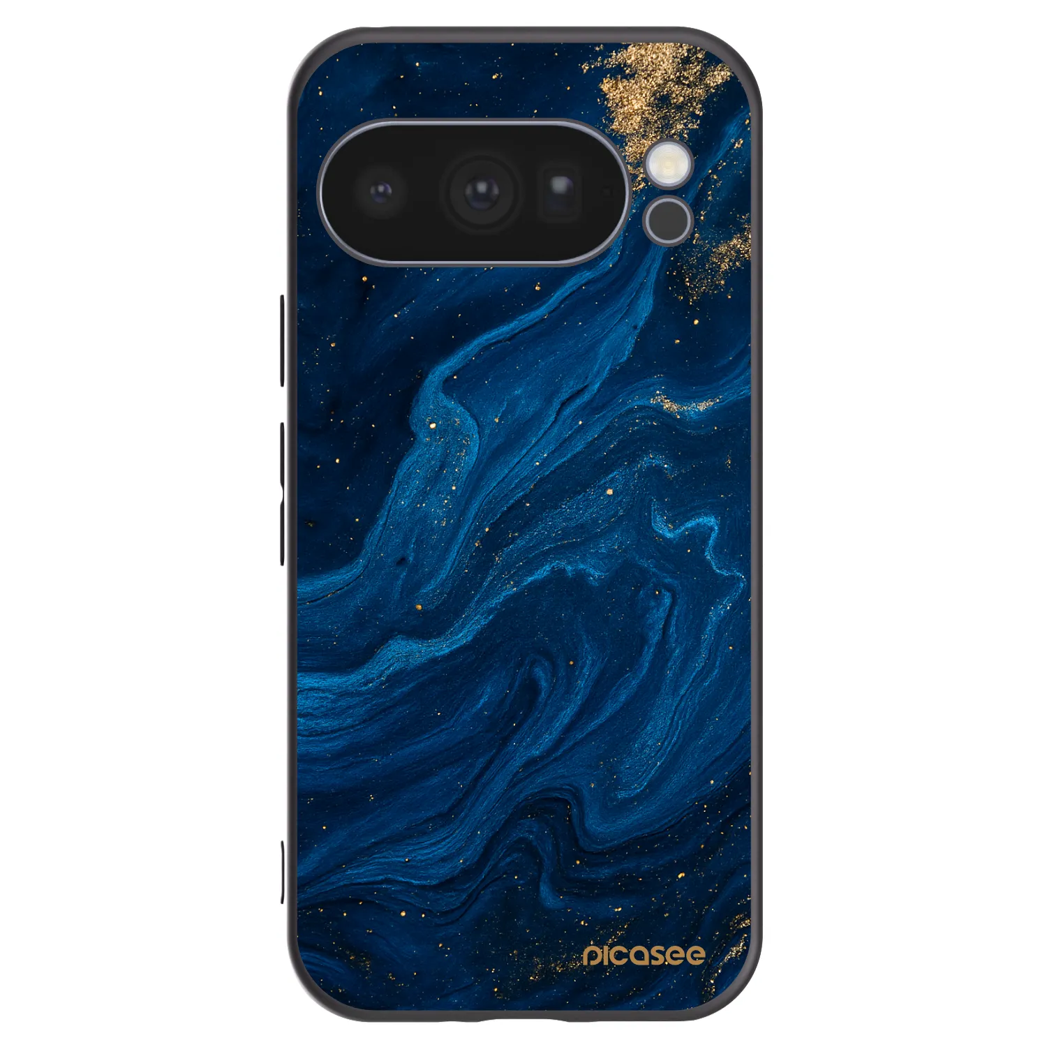 Picasee silikonowe czarne etui na Google Pixel 10 Pro - Blue