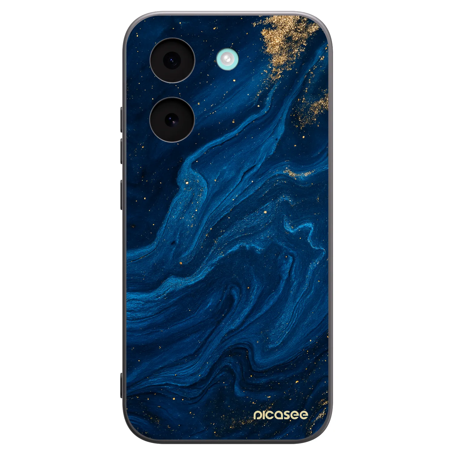 Picasee silikonowe czarne etui na Xiaomi Poco X8 Pro - Blue