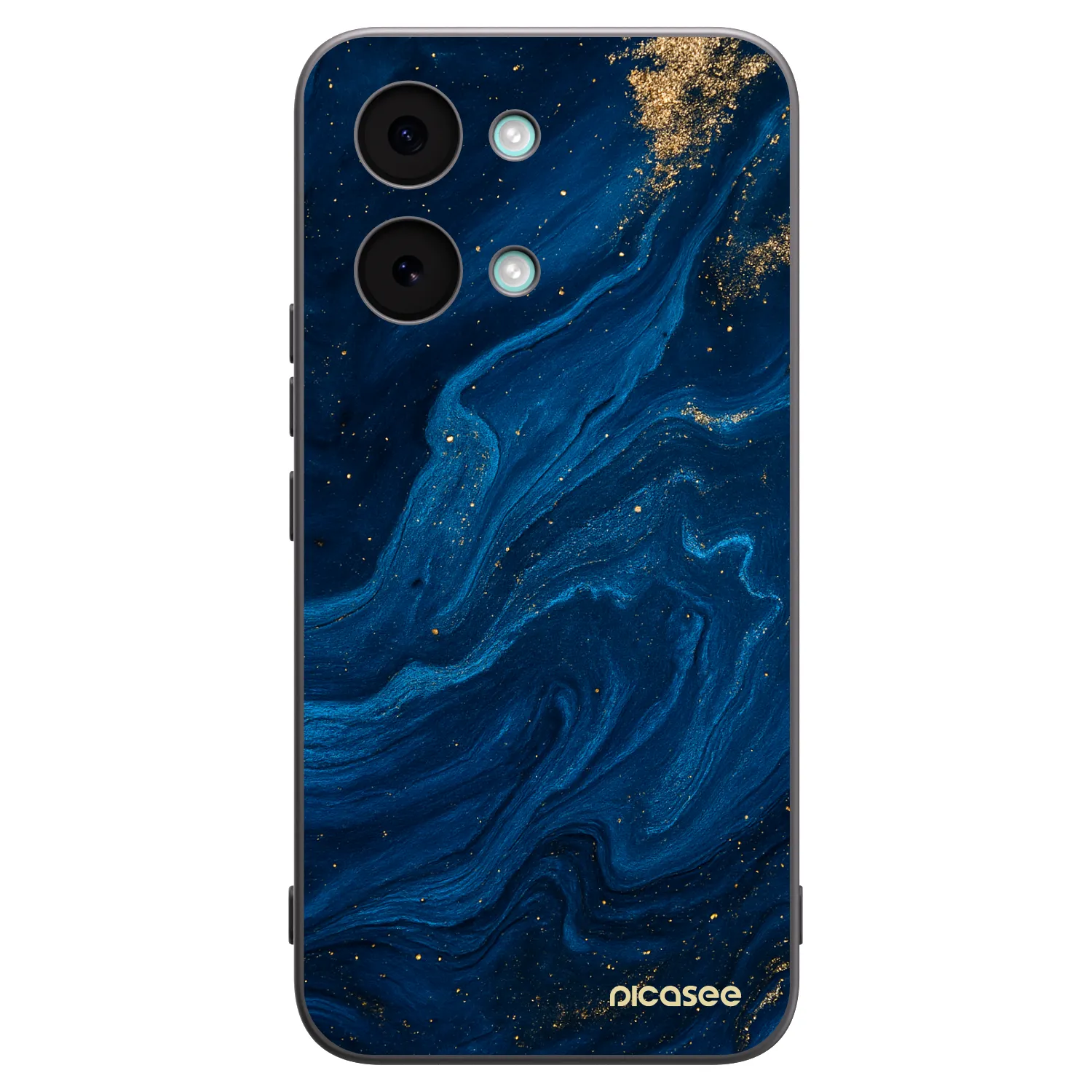 Picasee silikonowe czarne etui na Xiaomi Poco X8 Pro Max - Blue
