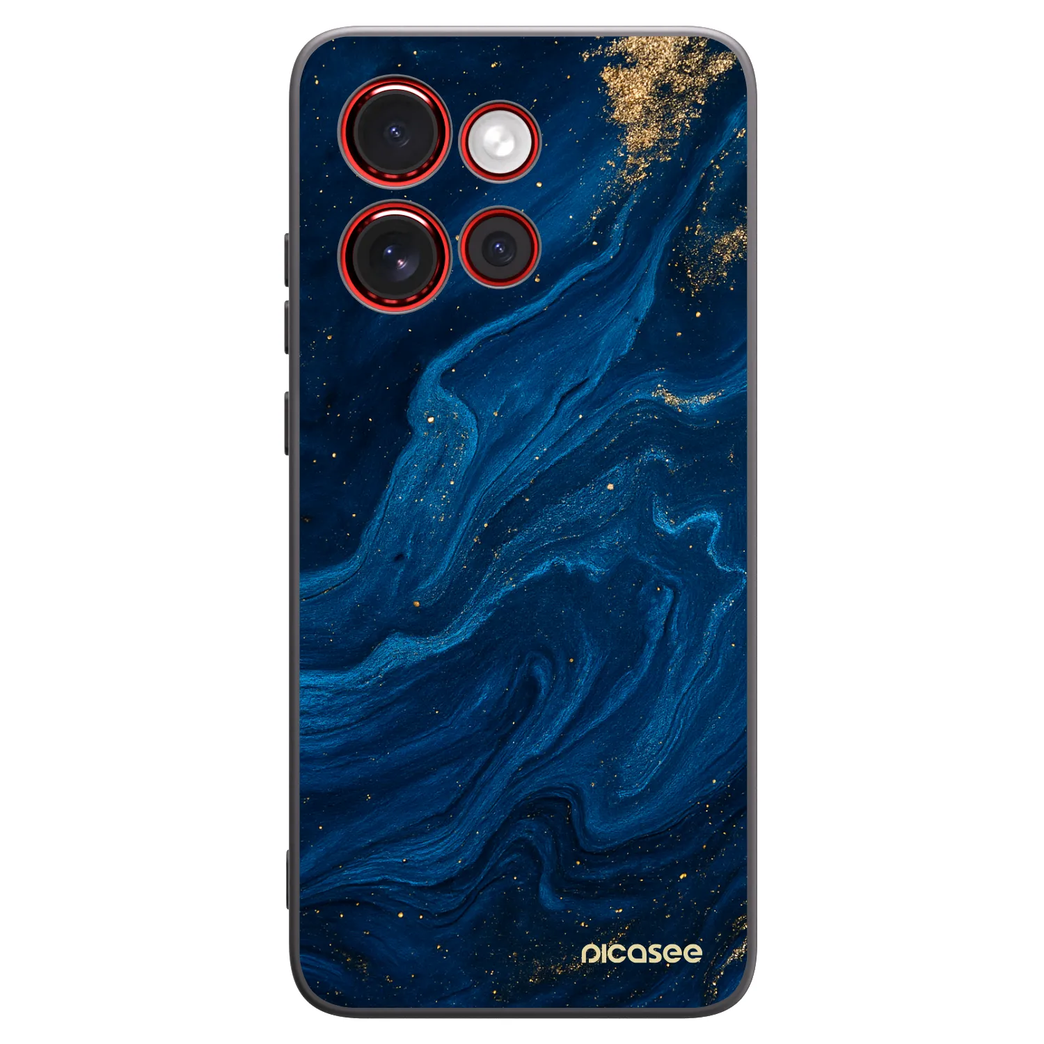 Picasee silikonowe czarne etui na Motorola Edge 60 Neo 5G - Blue