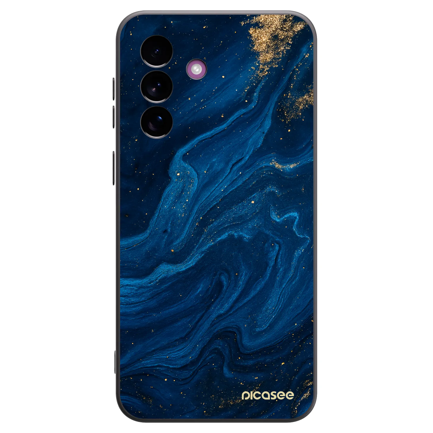 Picasee silikonowe czarne etui na Samsung Galaxy A37 - Blue